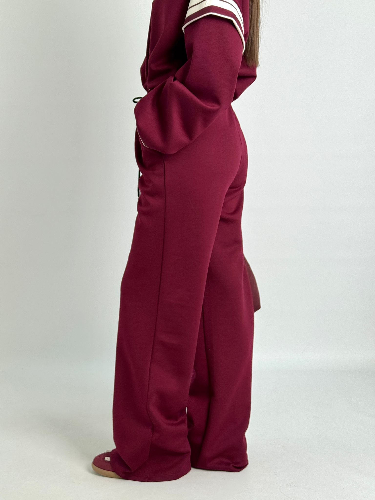 Tuta sportiva Olga bordeaux