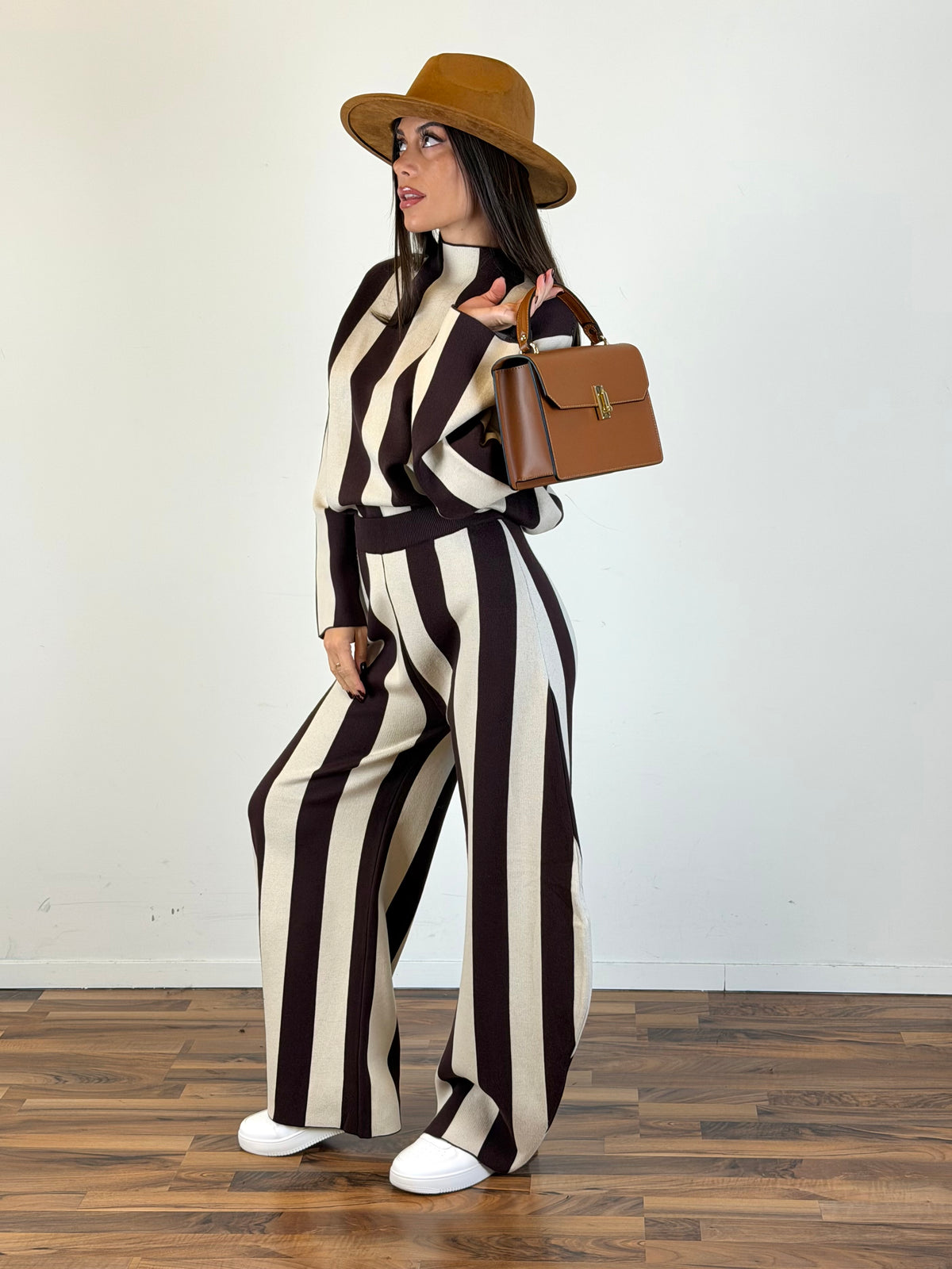Pantalone tuta Zebra moro/panna
