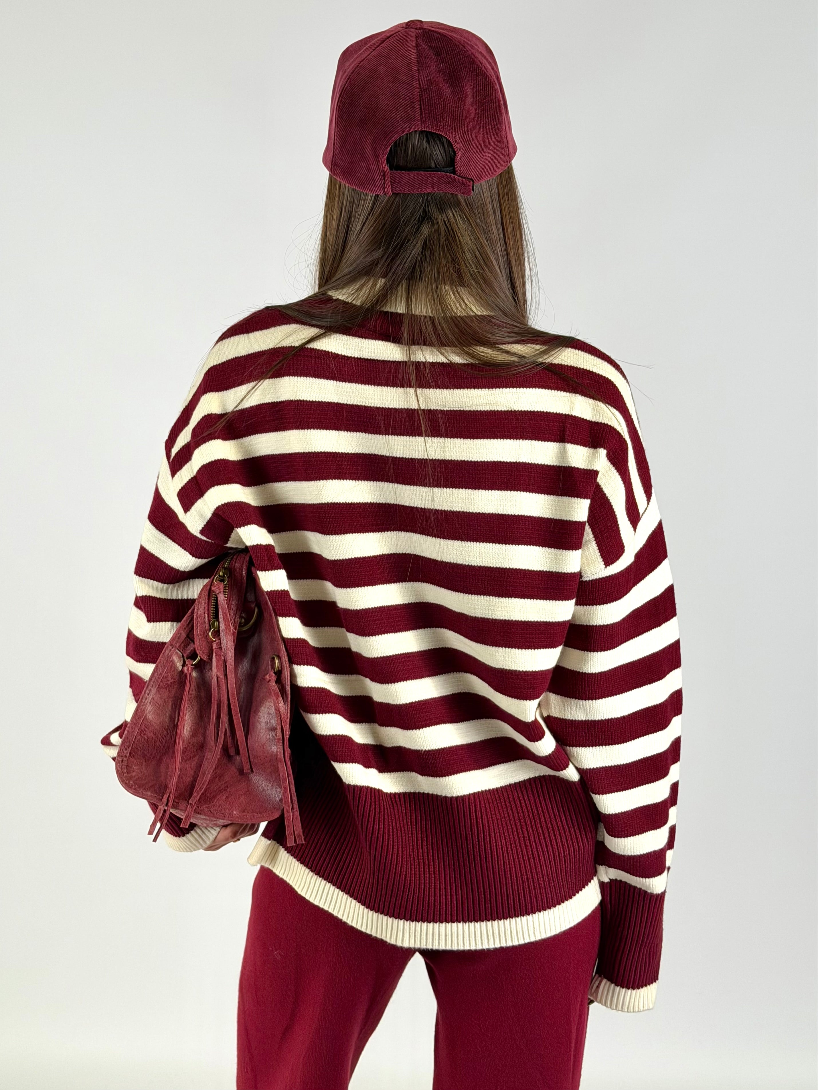 Maglia Sheila bordeaux