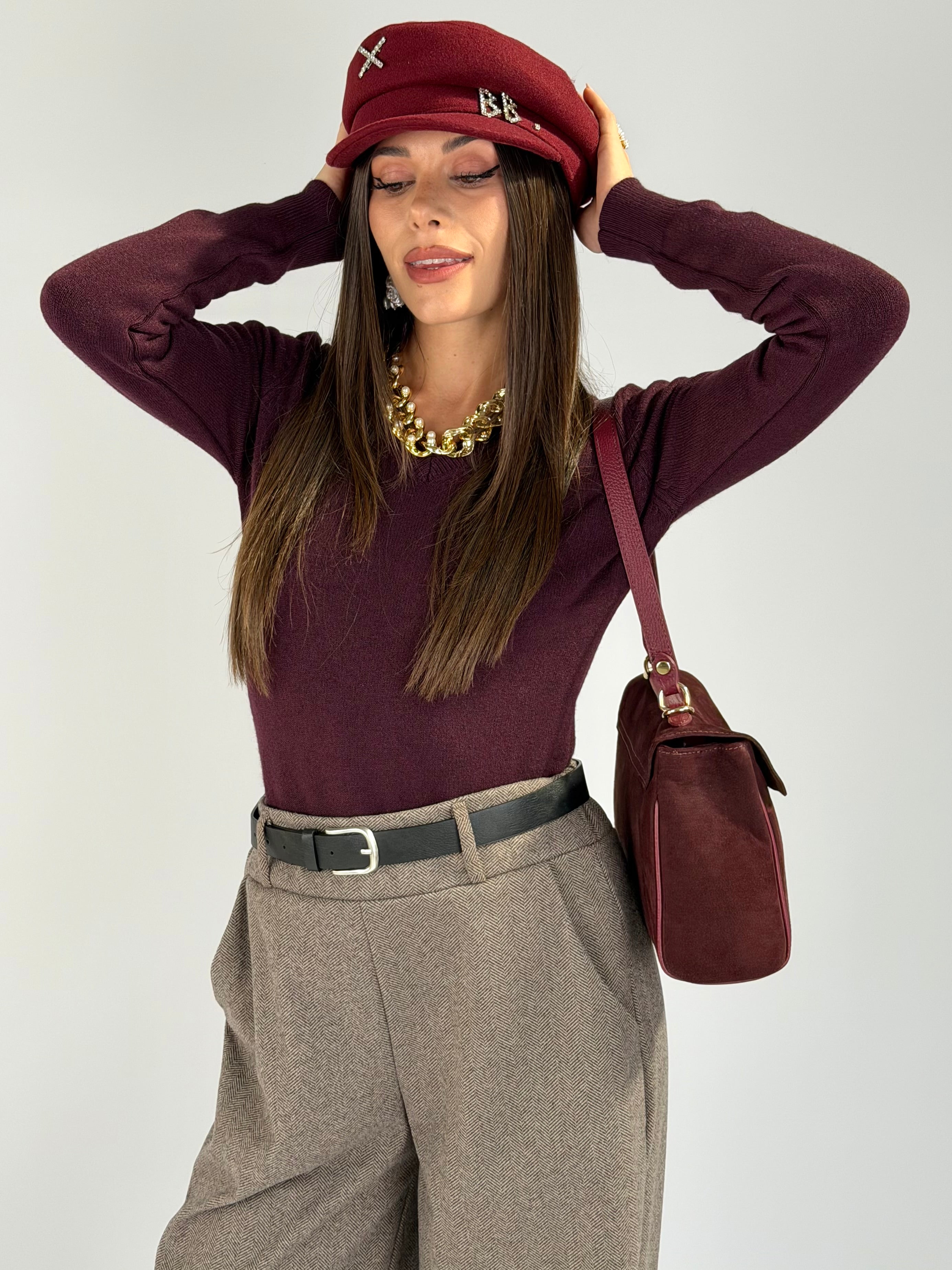 Maglia Friday bordeaux