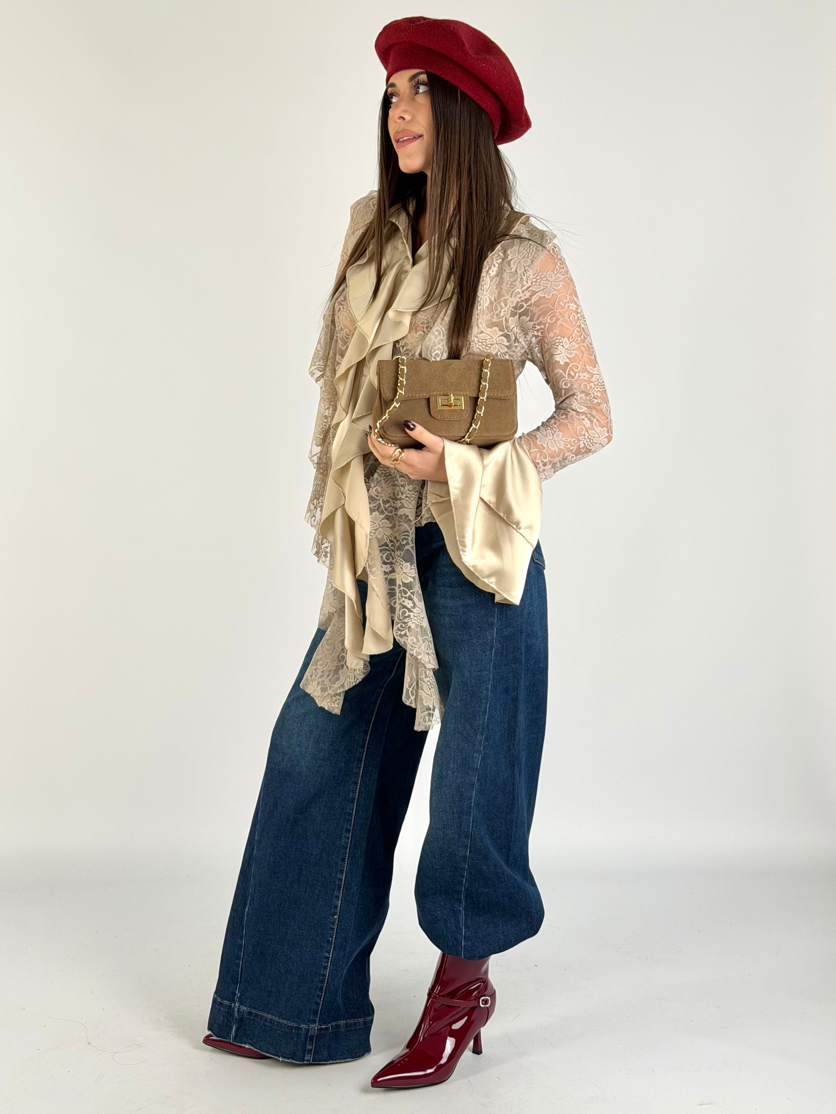 Camicia Marilú beige