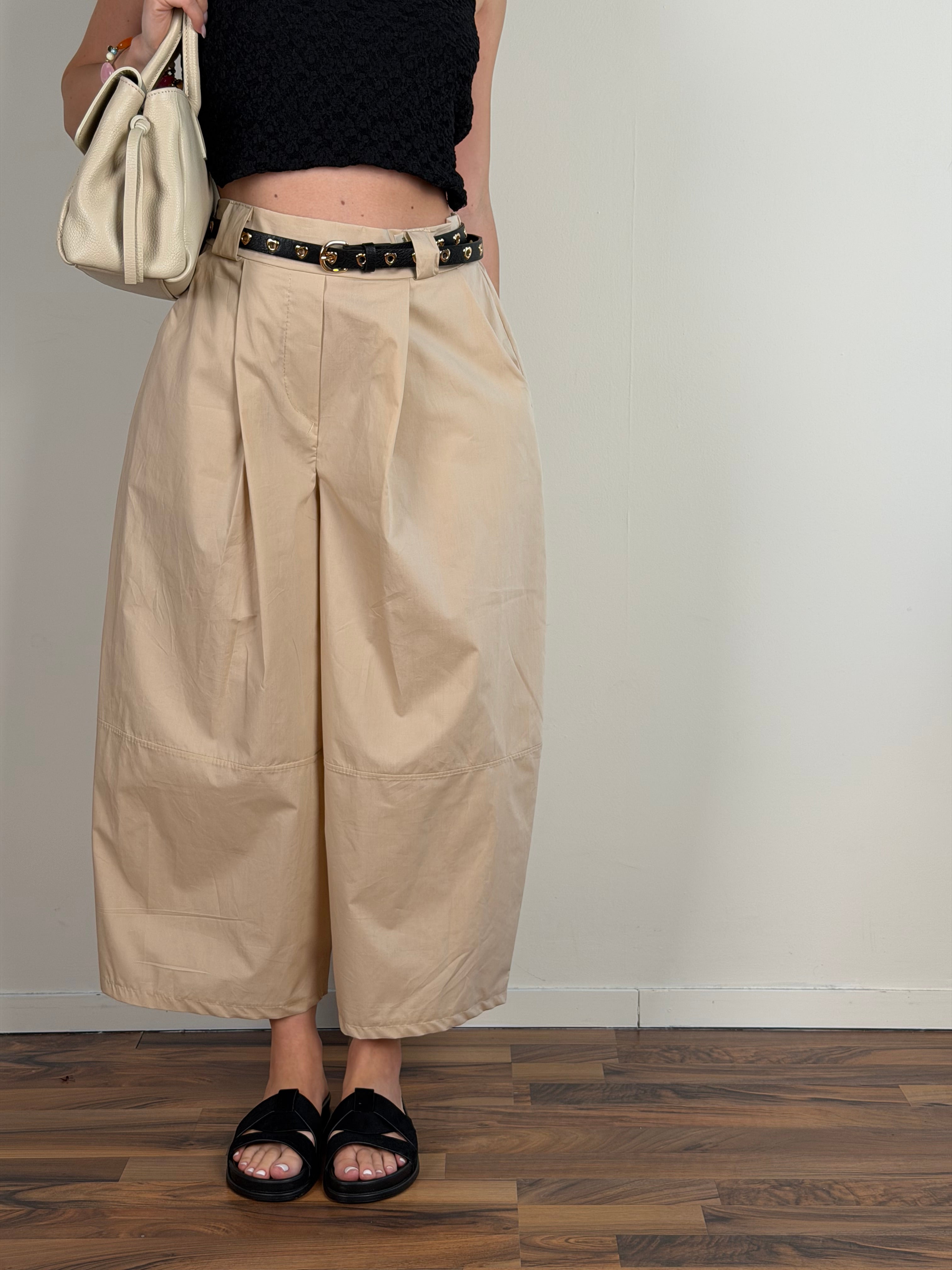 Pantalone Singapore beige
