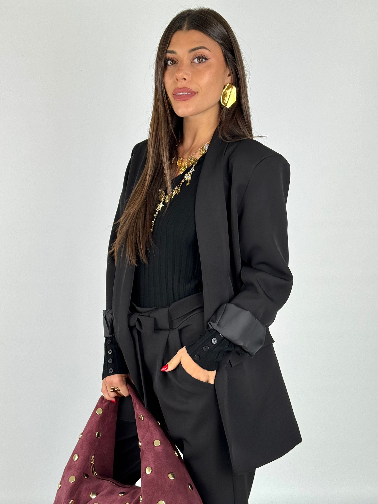 Giacca completo Amira nero