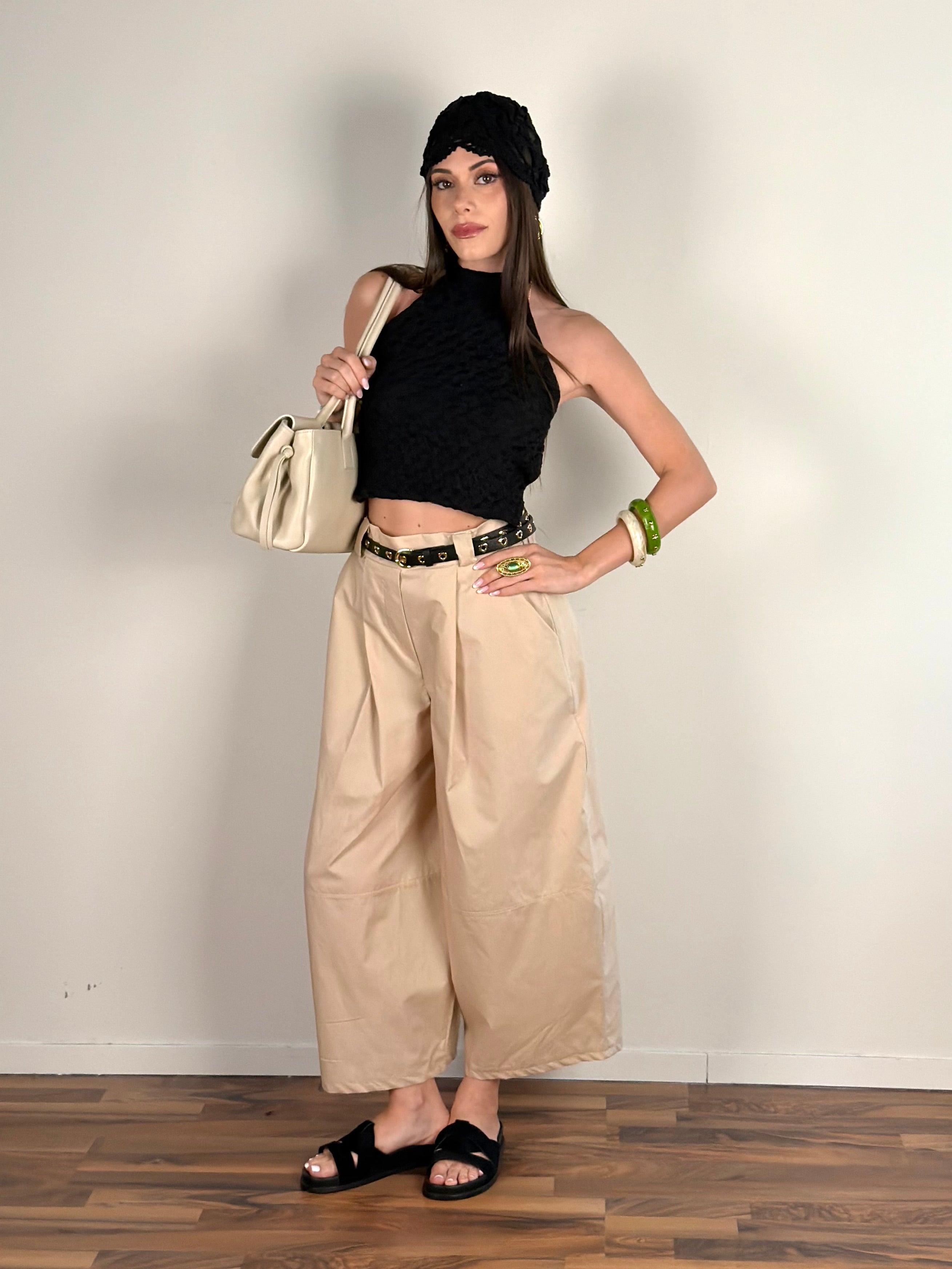 Top Lumi nero