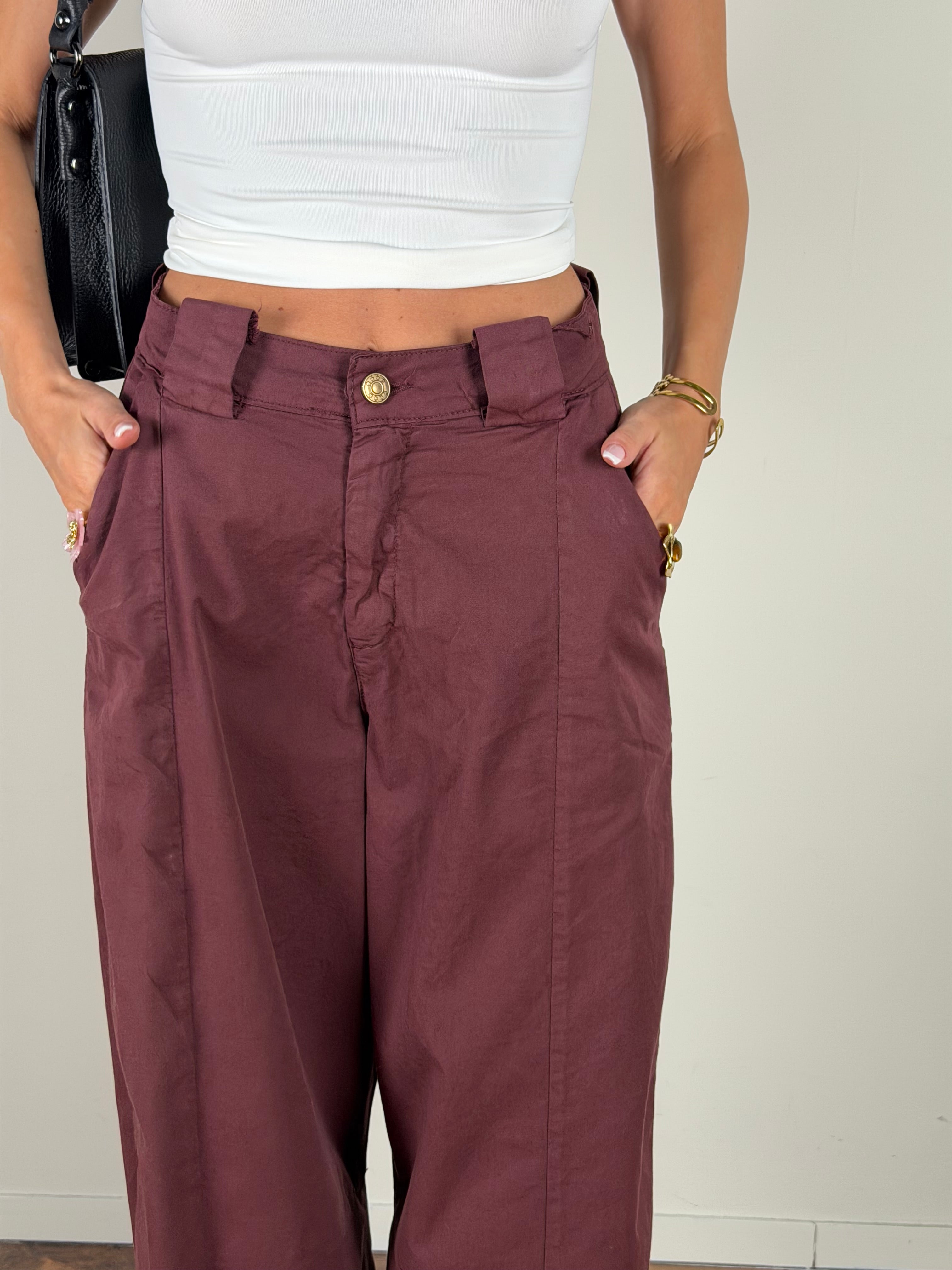 Jeans Josephine bordeaux