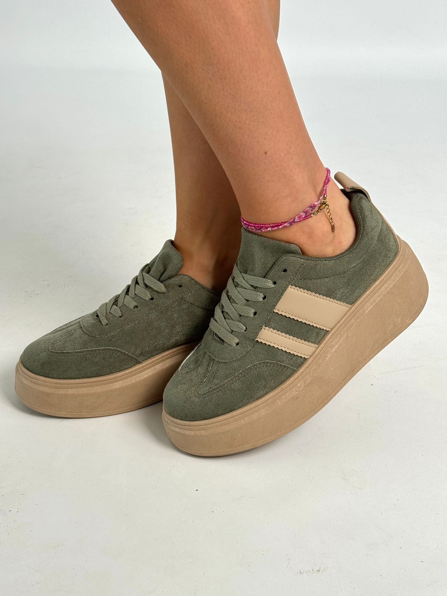 Sneakers Platform verde
