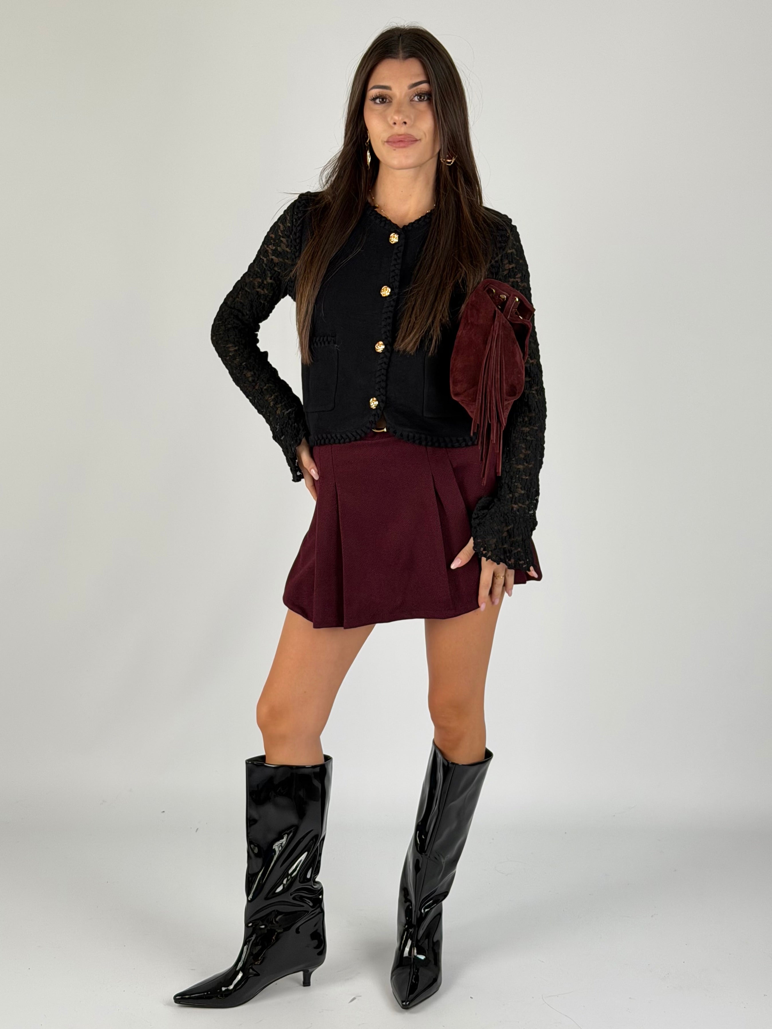 Short Blair bordeaux