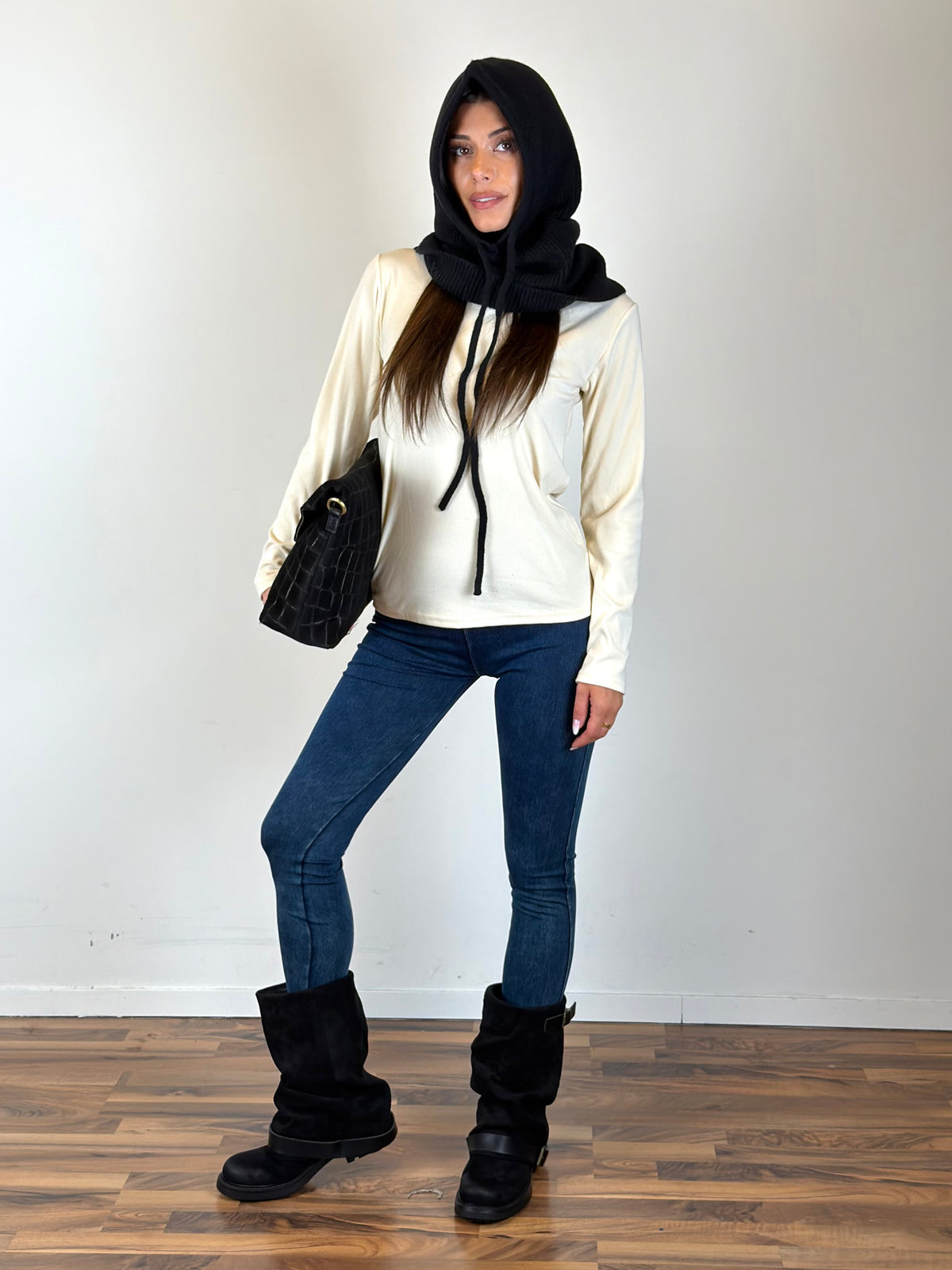 Leggins Blu denim