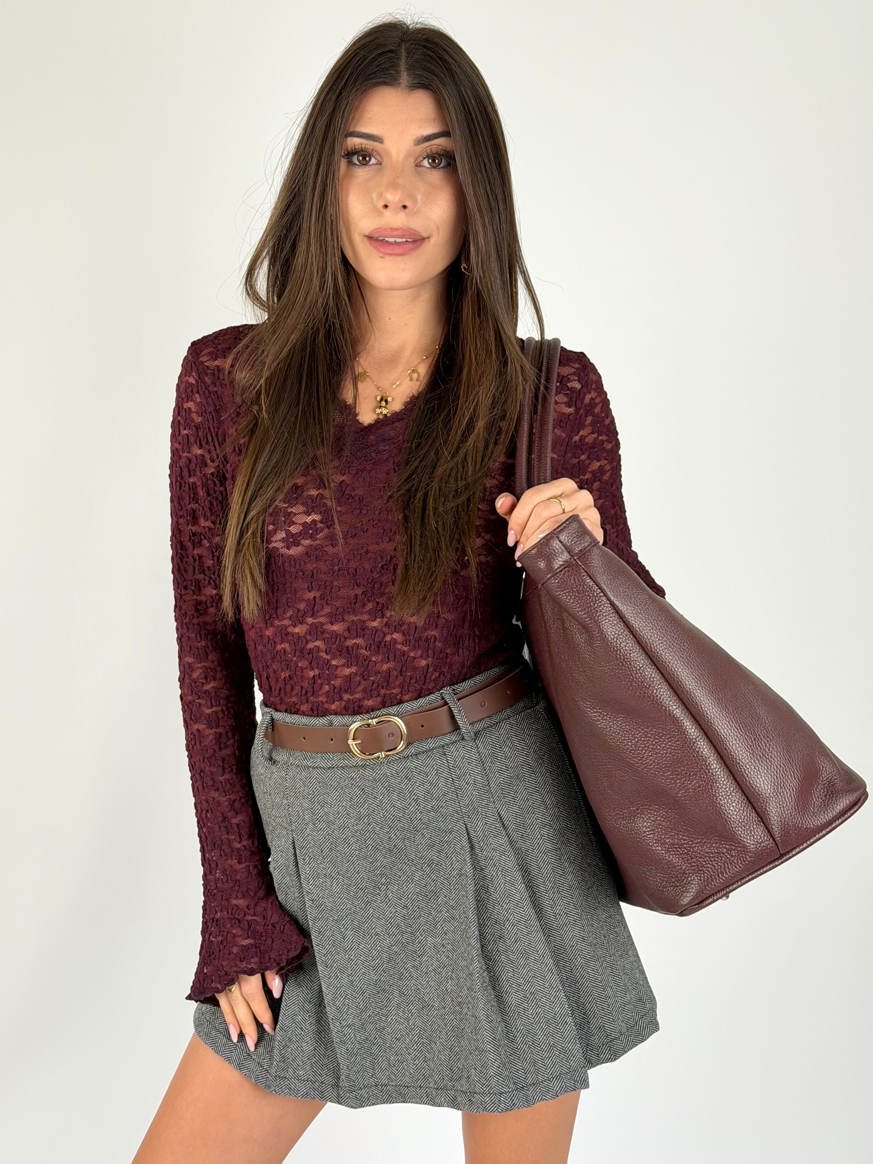 Maglia Blair bordeaux