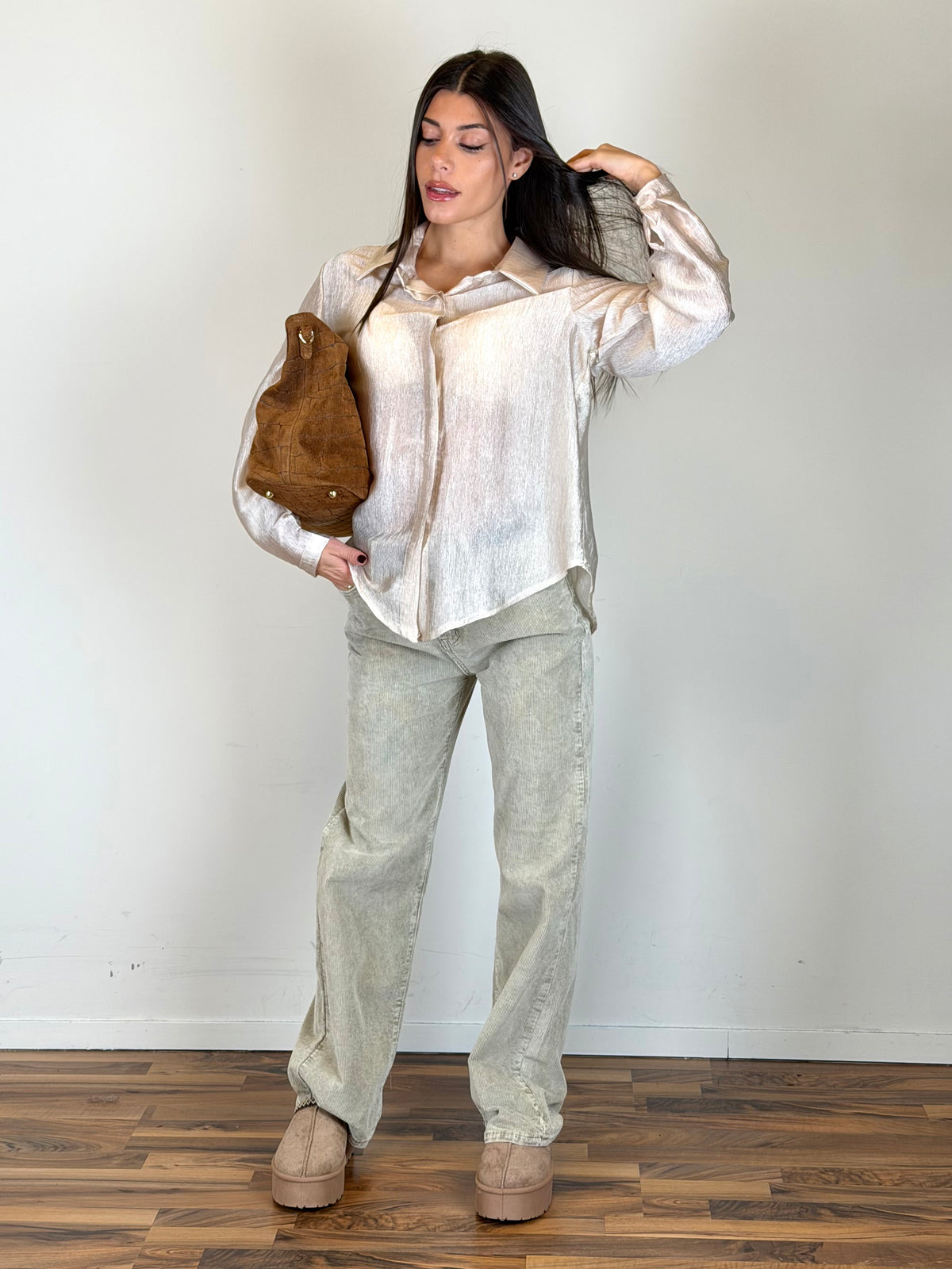 Camicia Loren panna