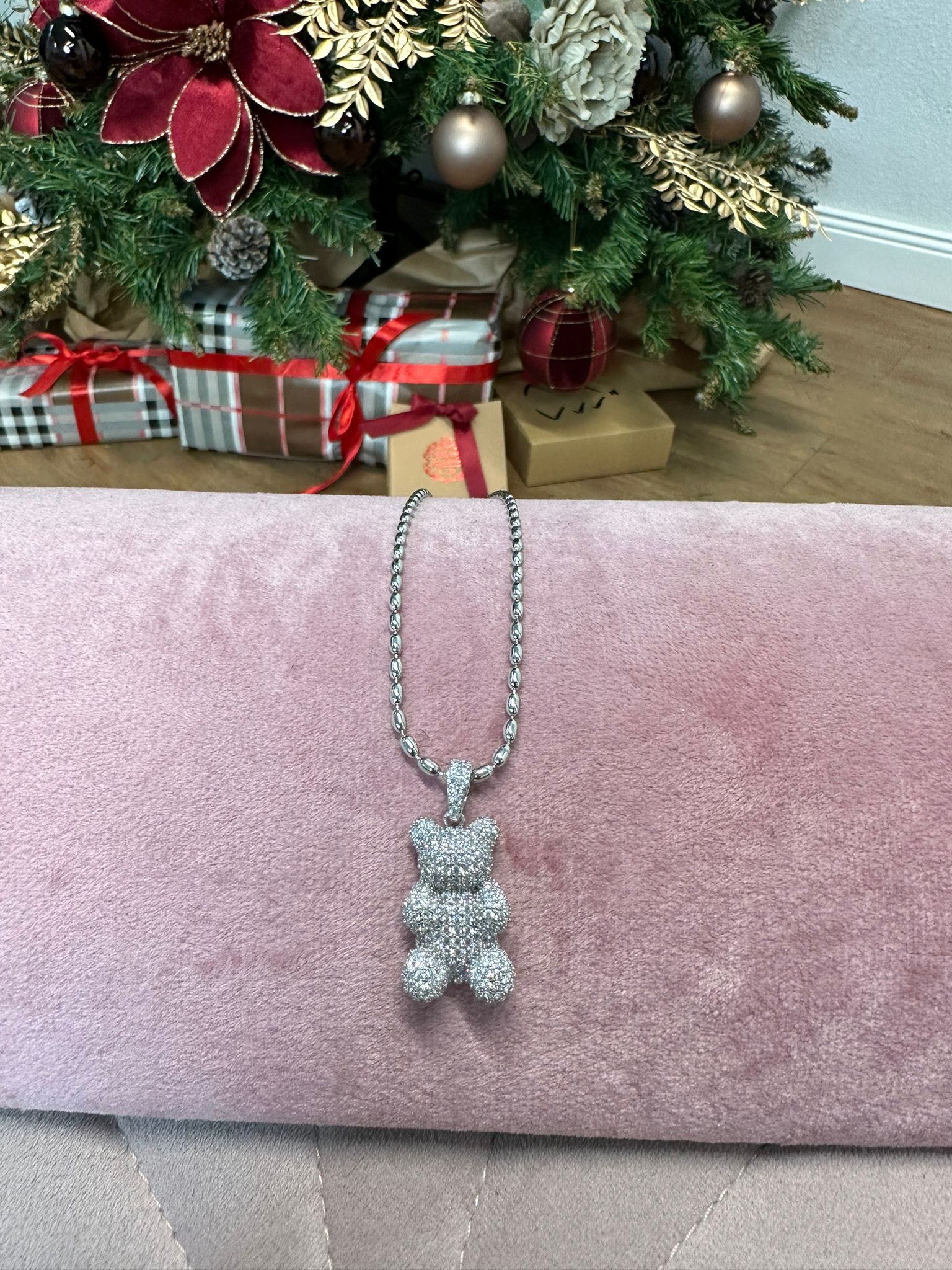 Collana maxi teddy zirconato