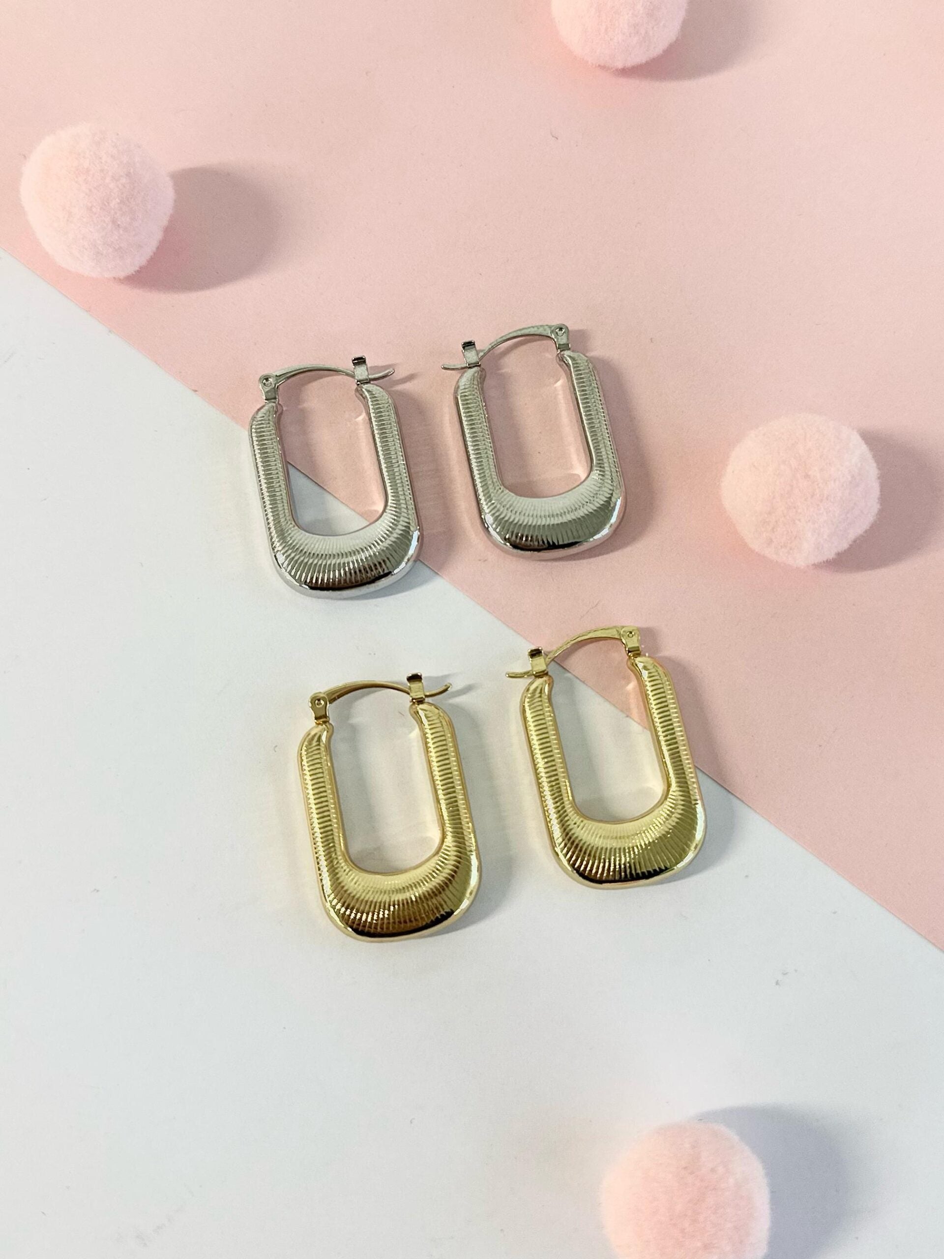 Orecchini square bold