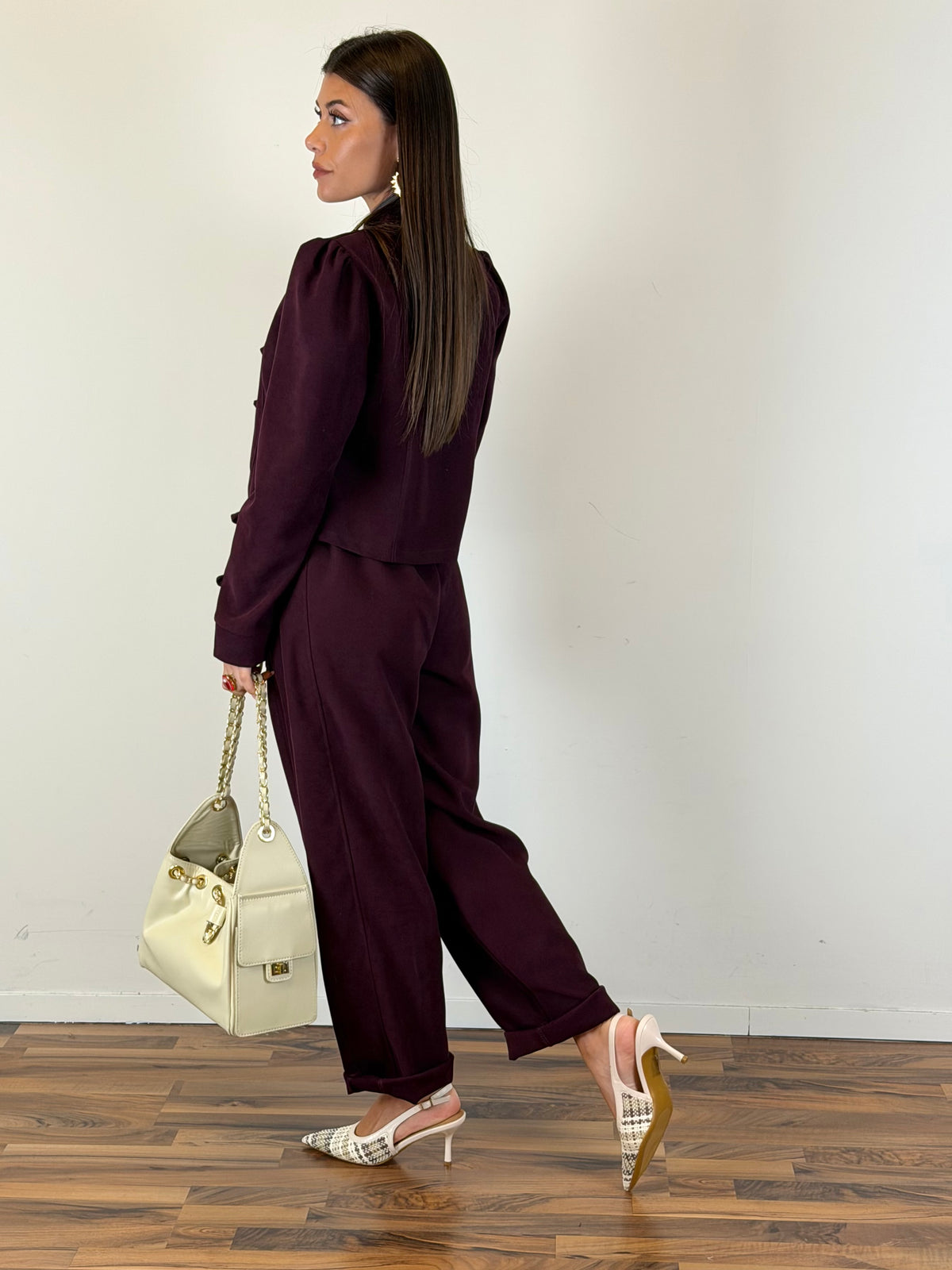 Giacca Kate bordeaux
