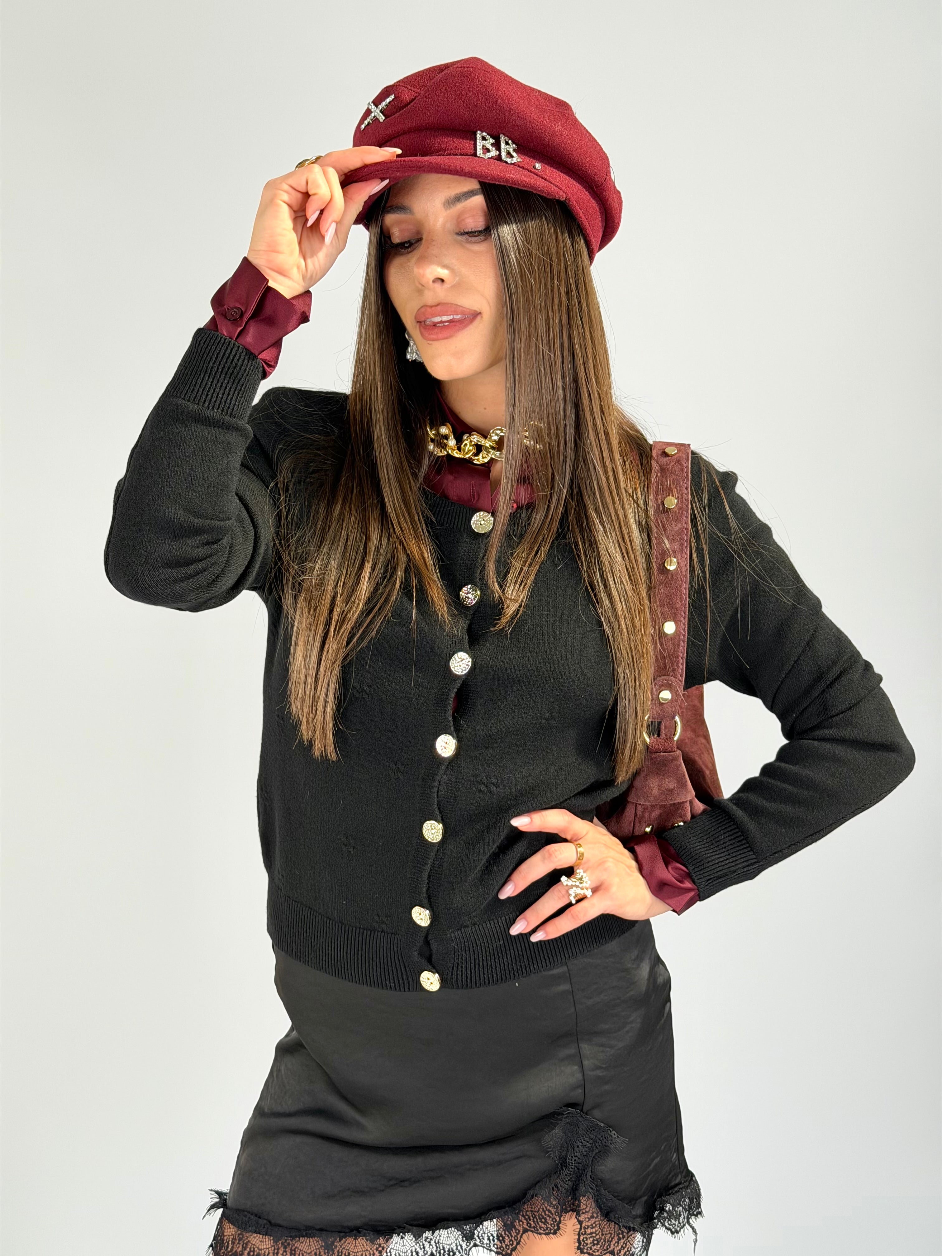 Cardigan Licia nero