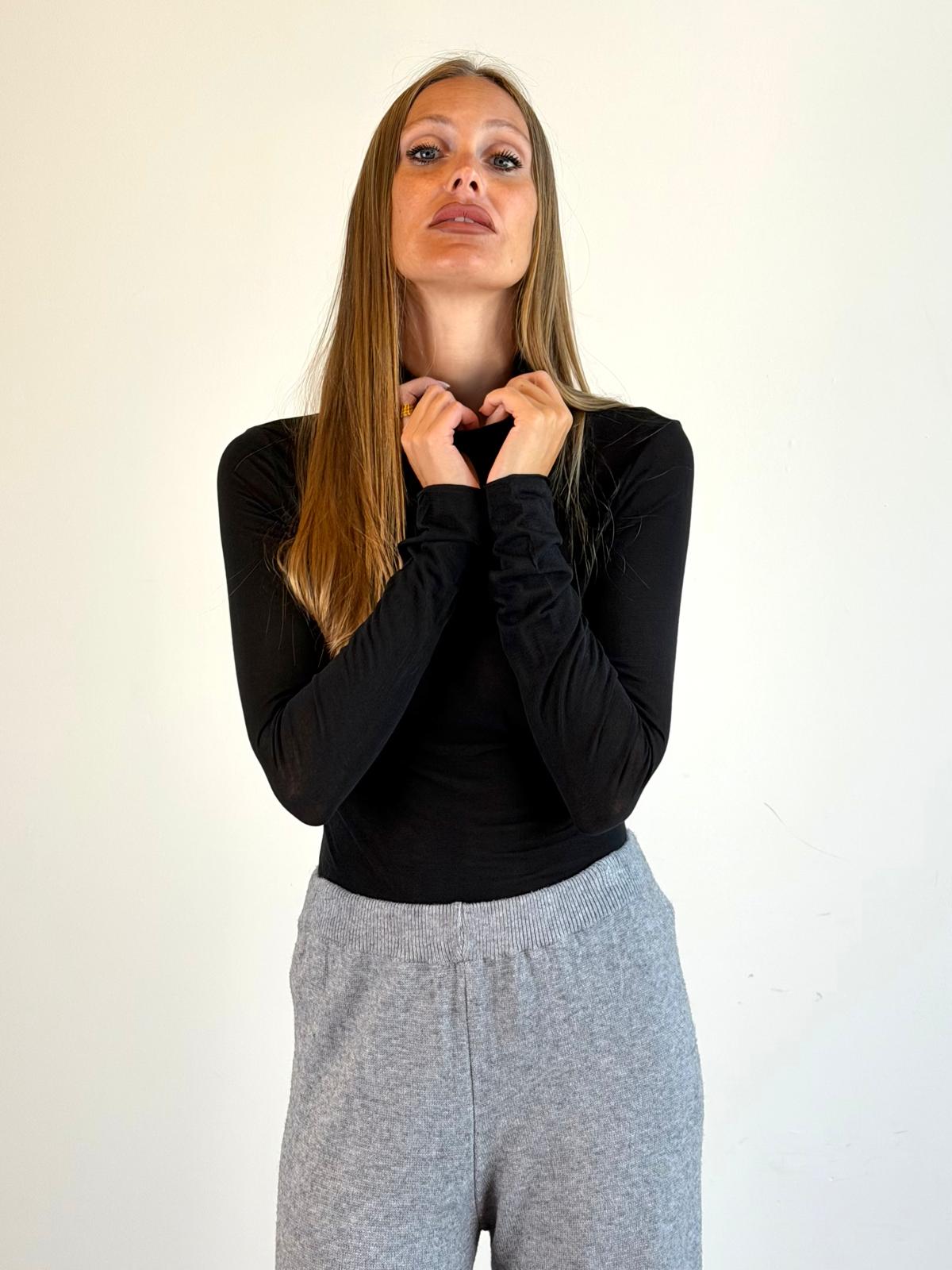 Maglia Alisa in cashmere Nero
