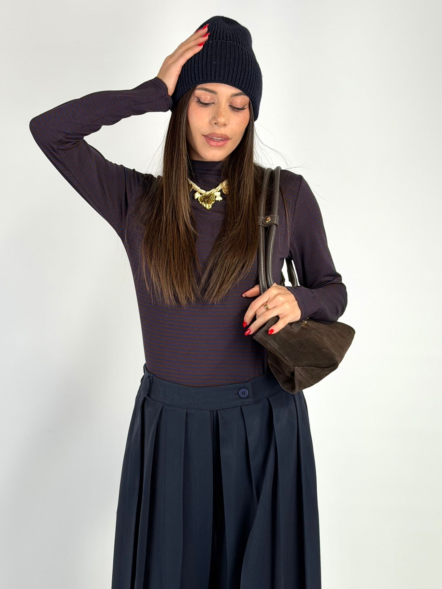 Maglia righe Barbara blu
