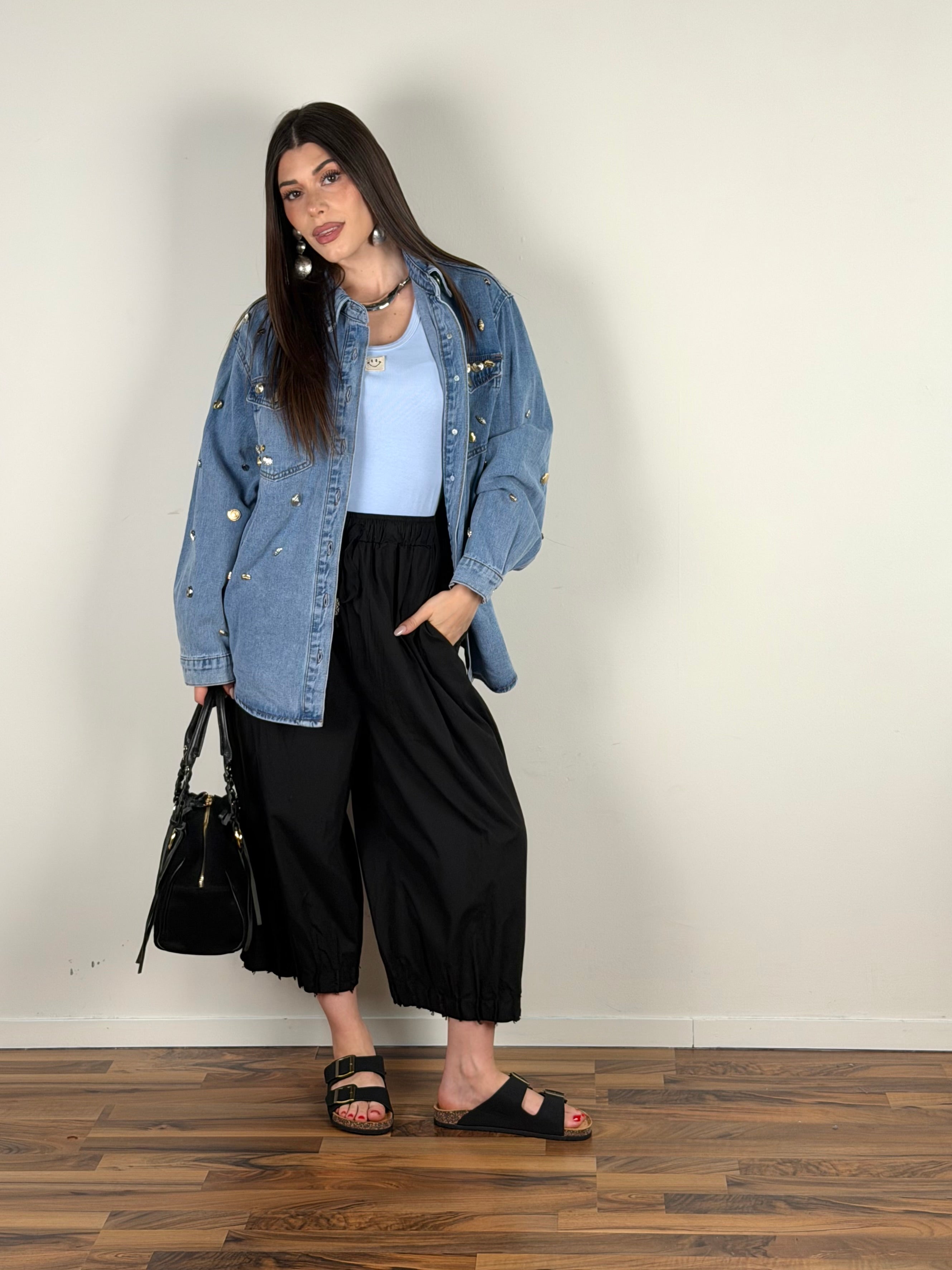 Camicia di jeans conchiglia