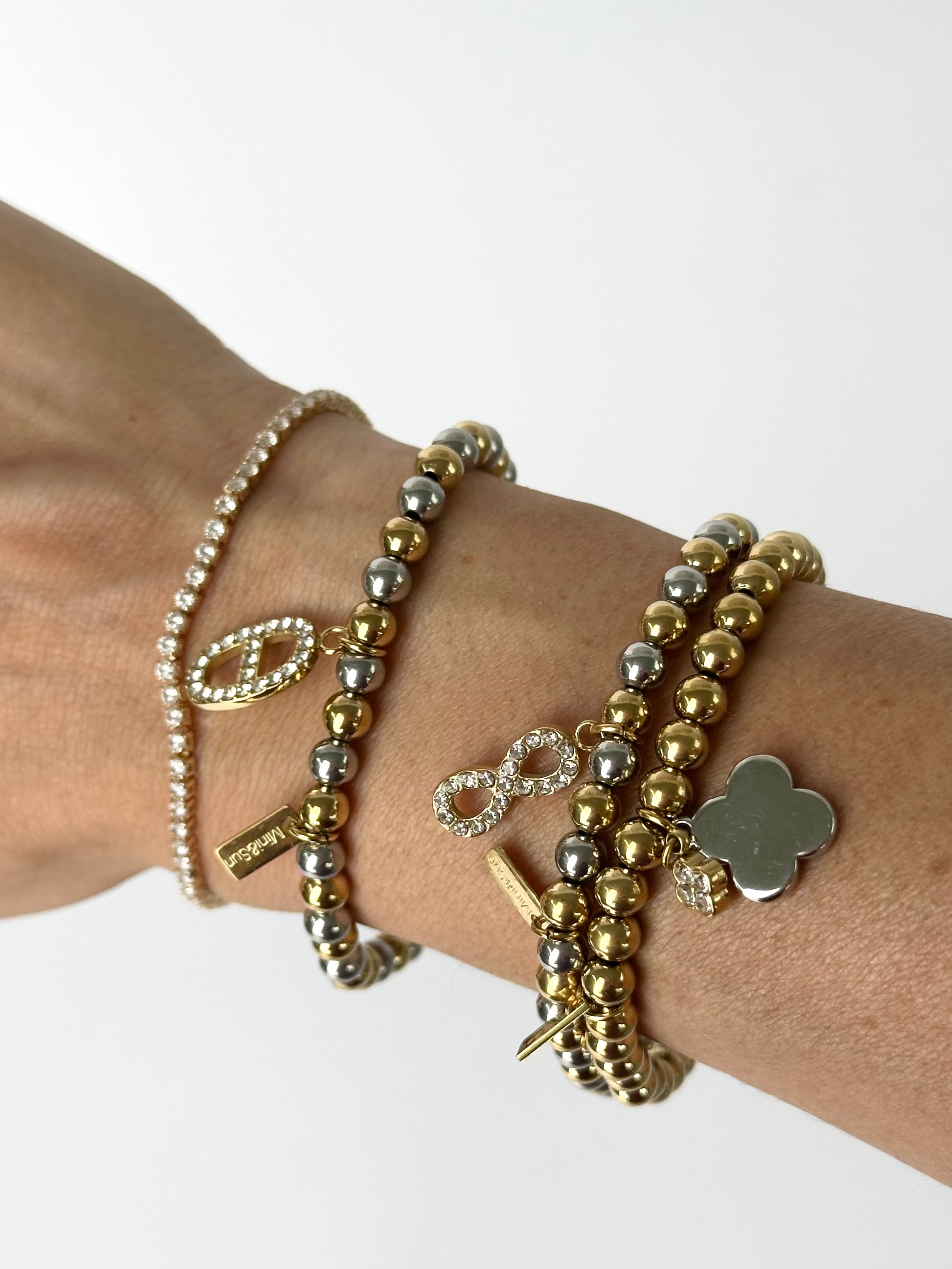 Bracciale perline Tiffany style