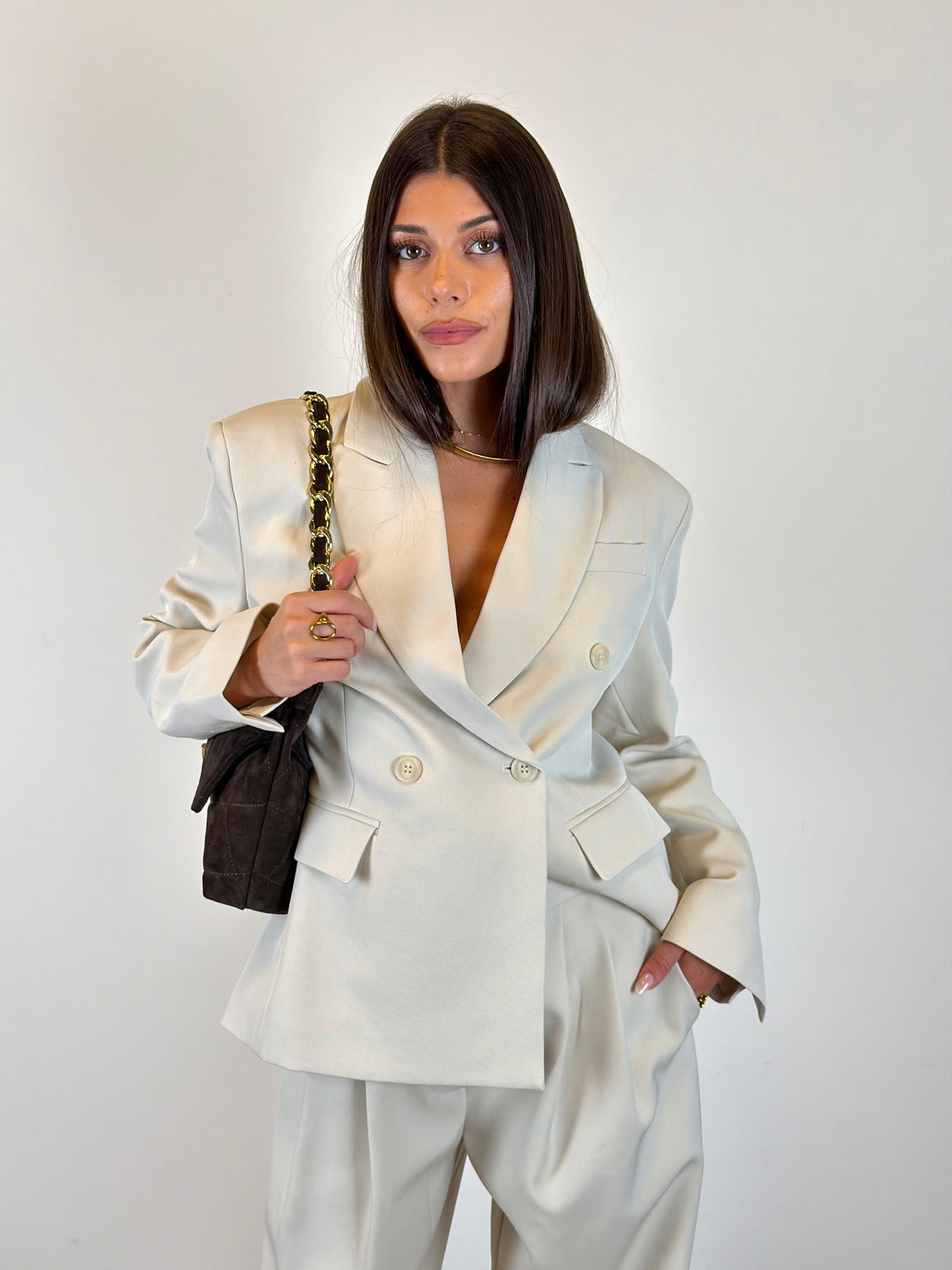 Giacca completo Premium Selina beige