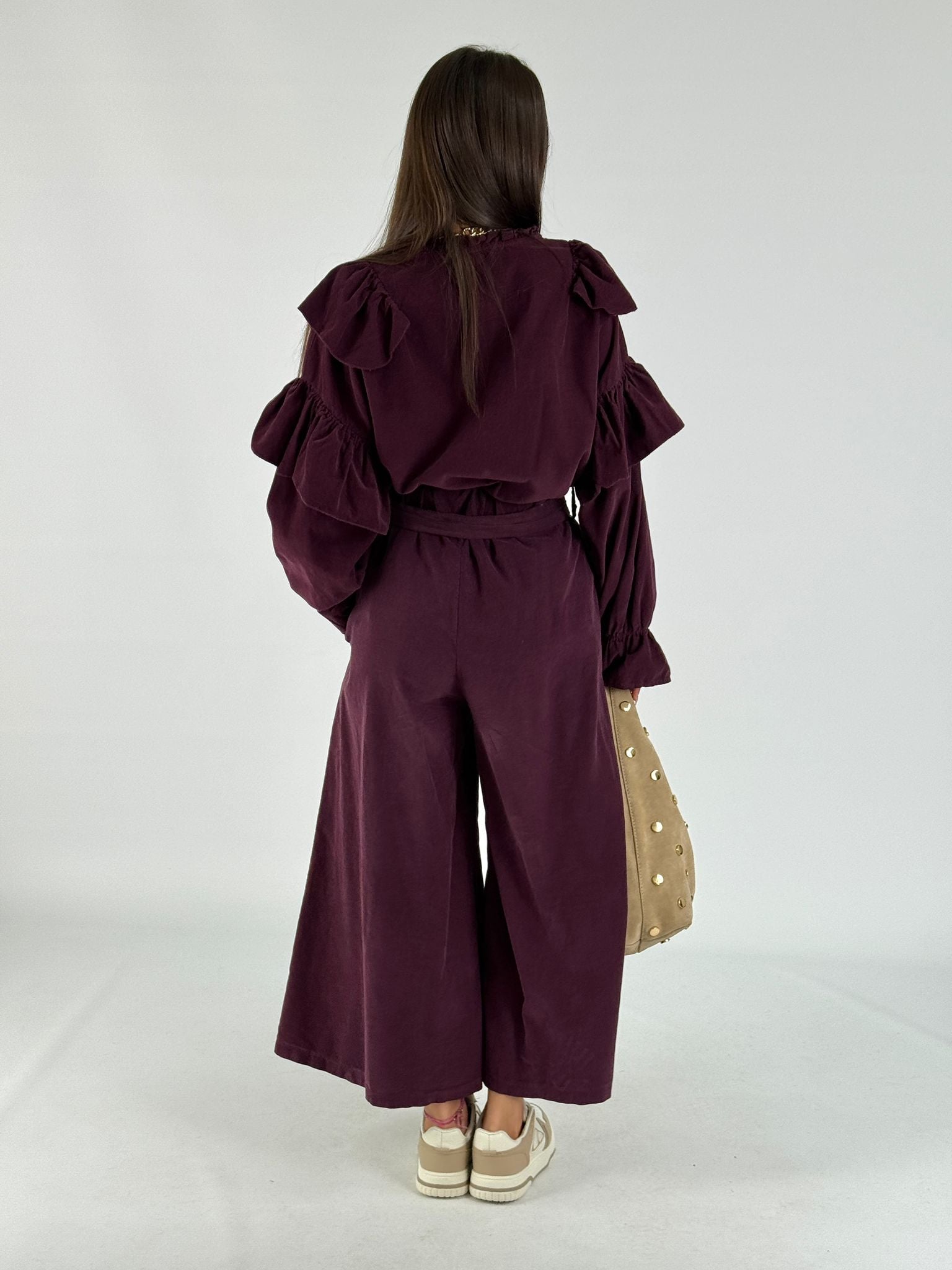 Pantalone valencia prugna