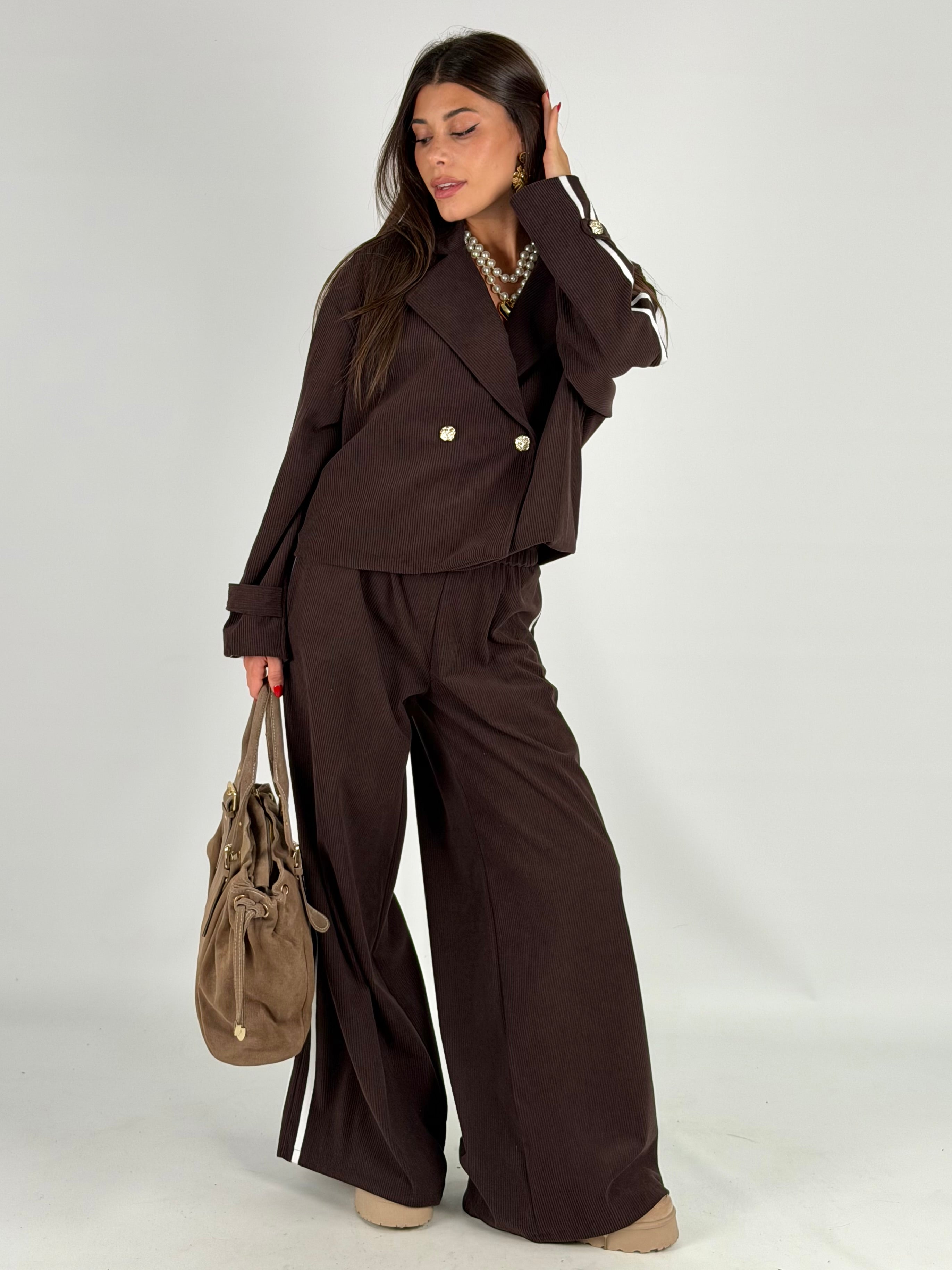 Completo Adi velluto moro