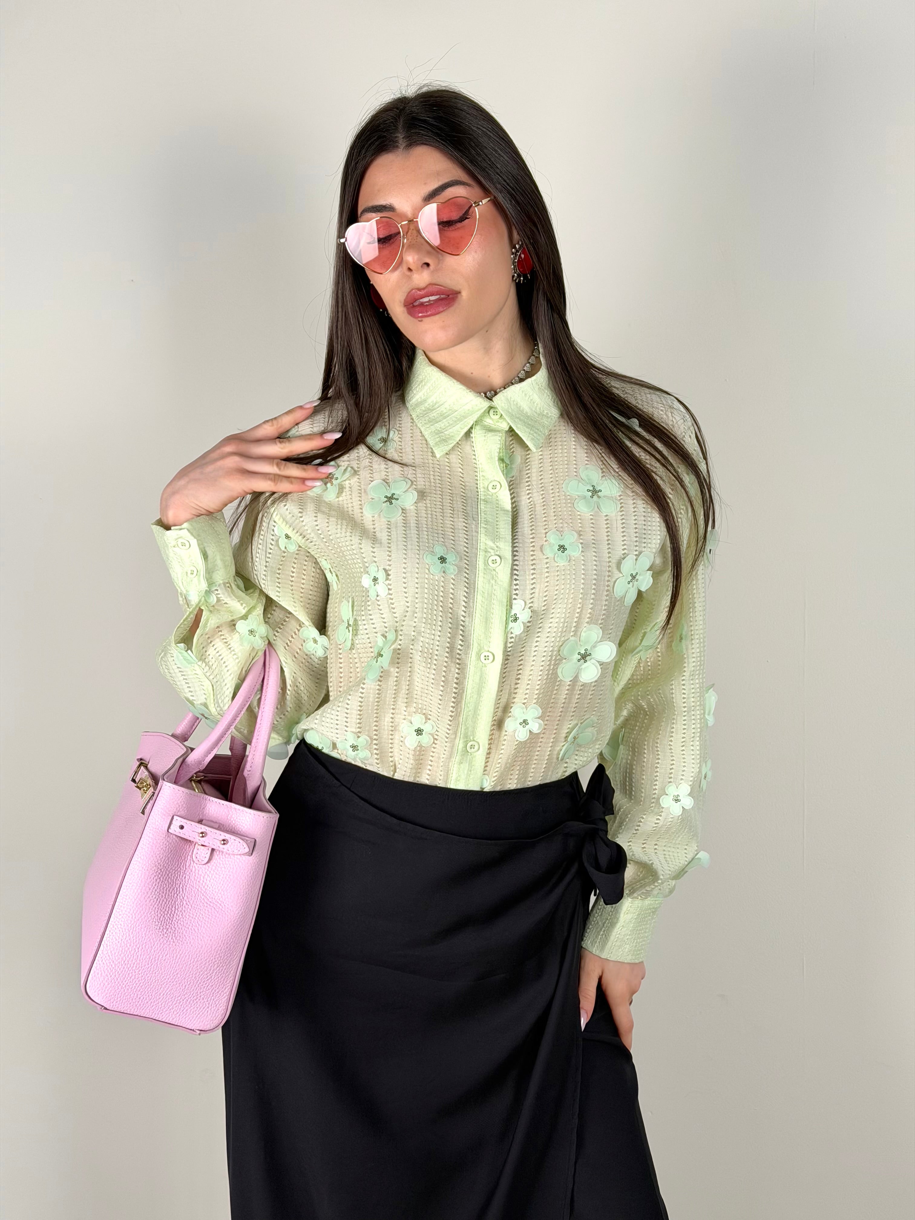 Camicia Lulù verde