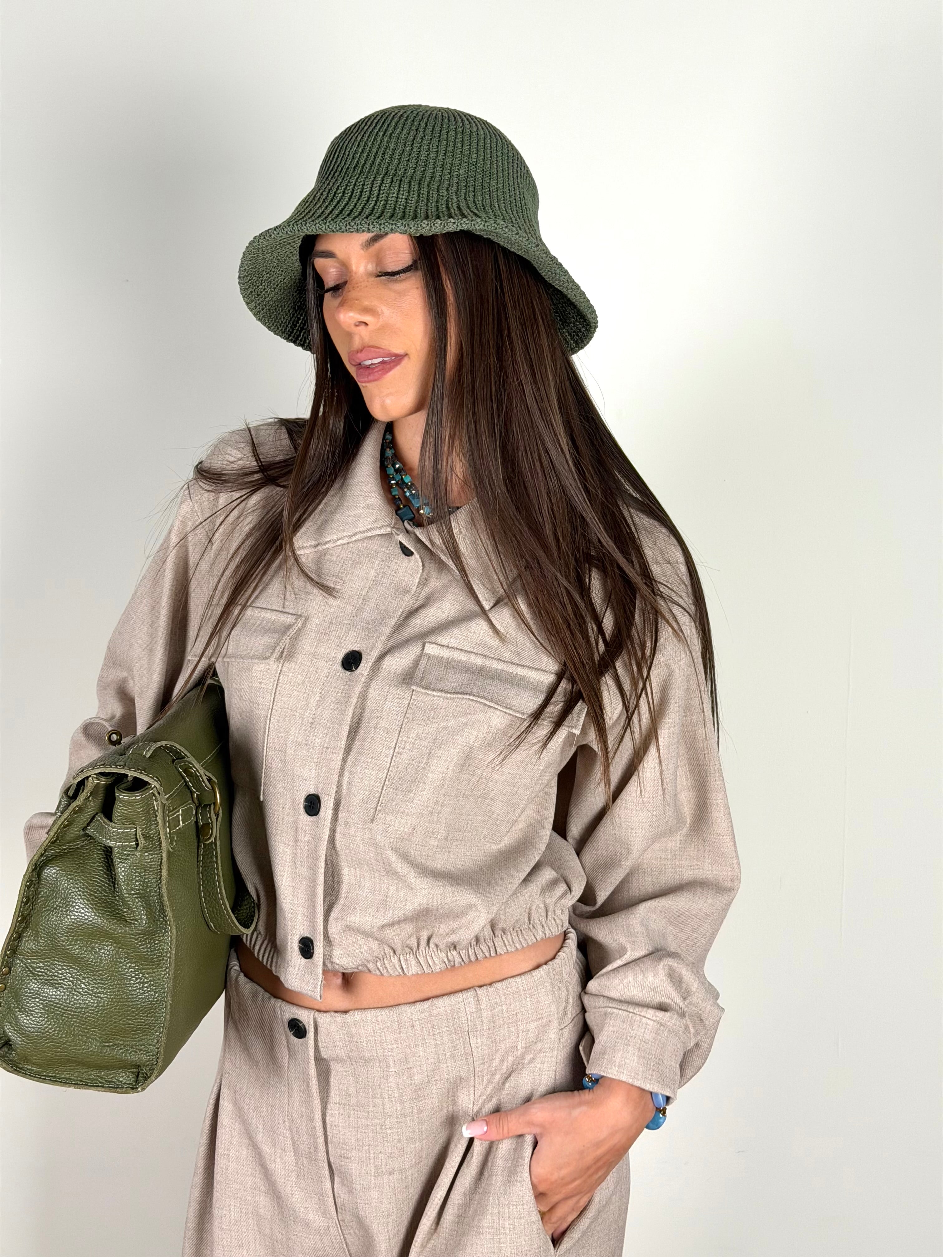 Camicia completo Trix beige