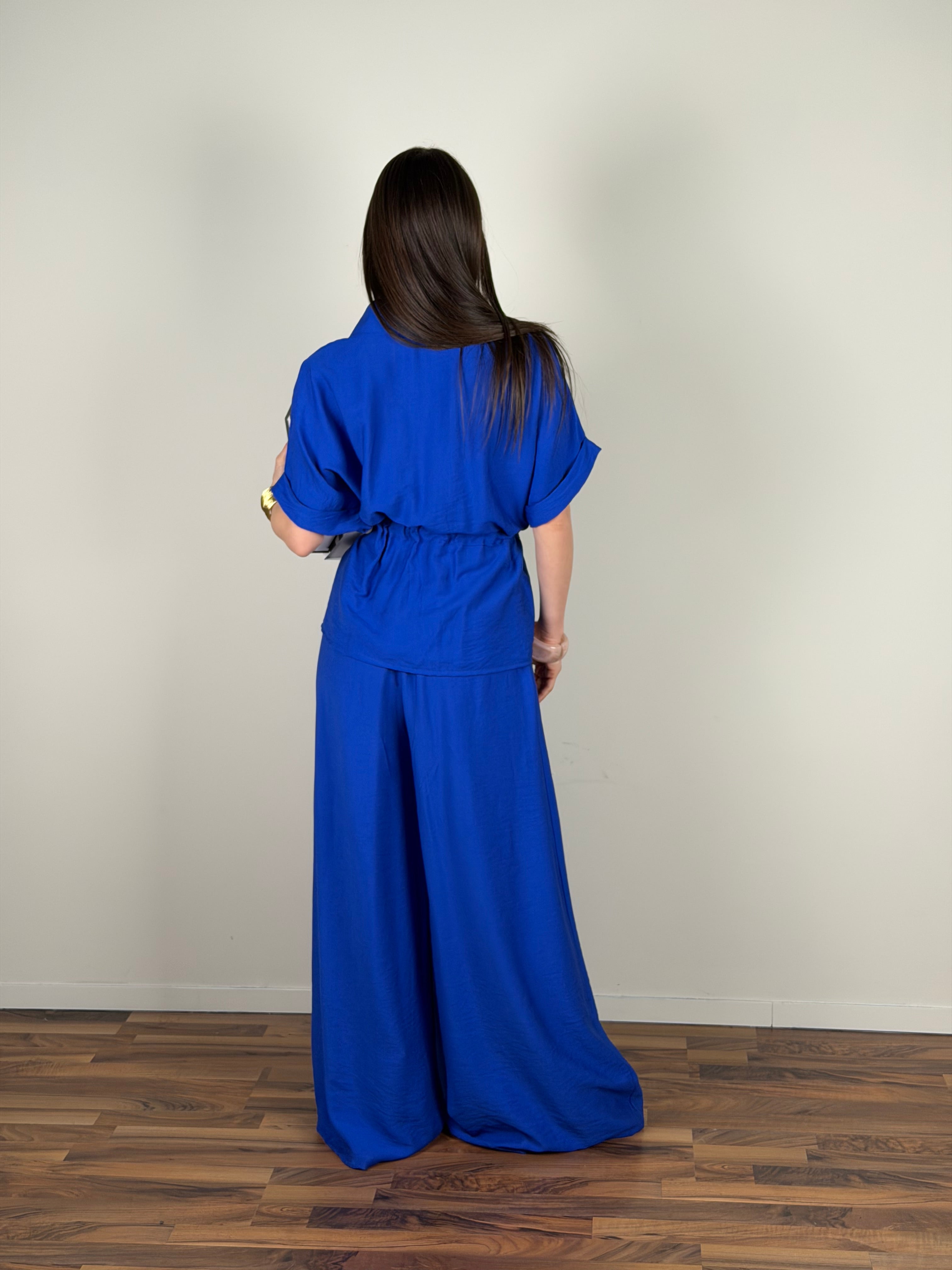 Completo Day-off blu elettrico