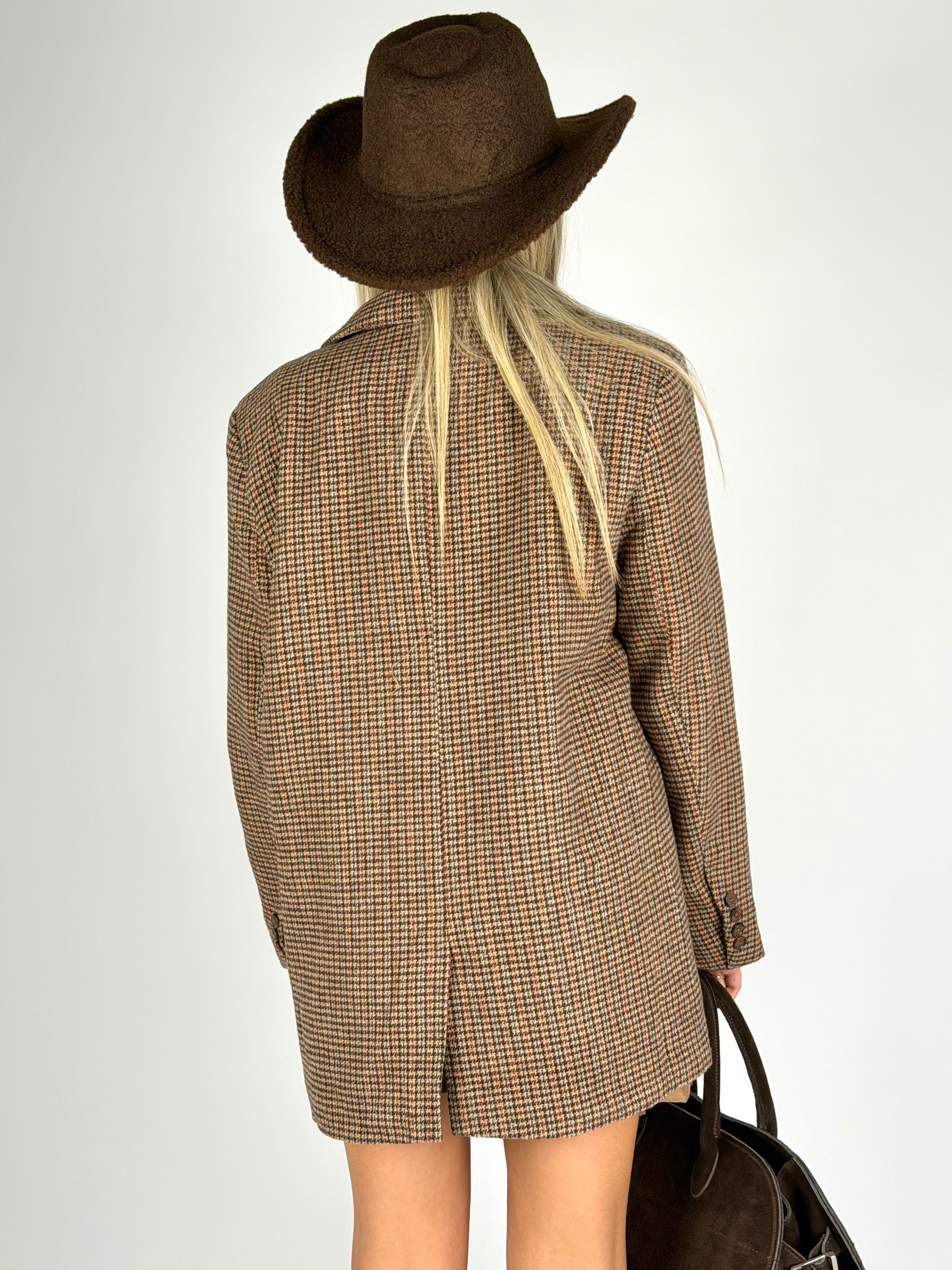 Giacca pied poule spille