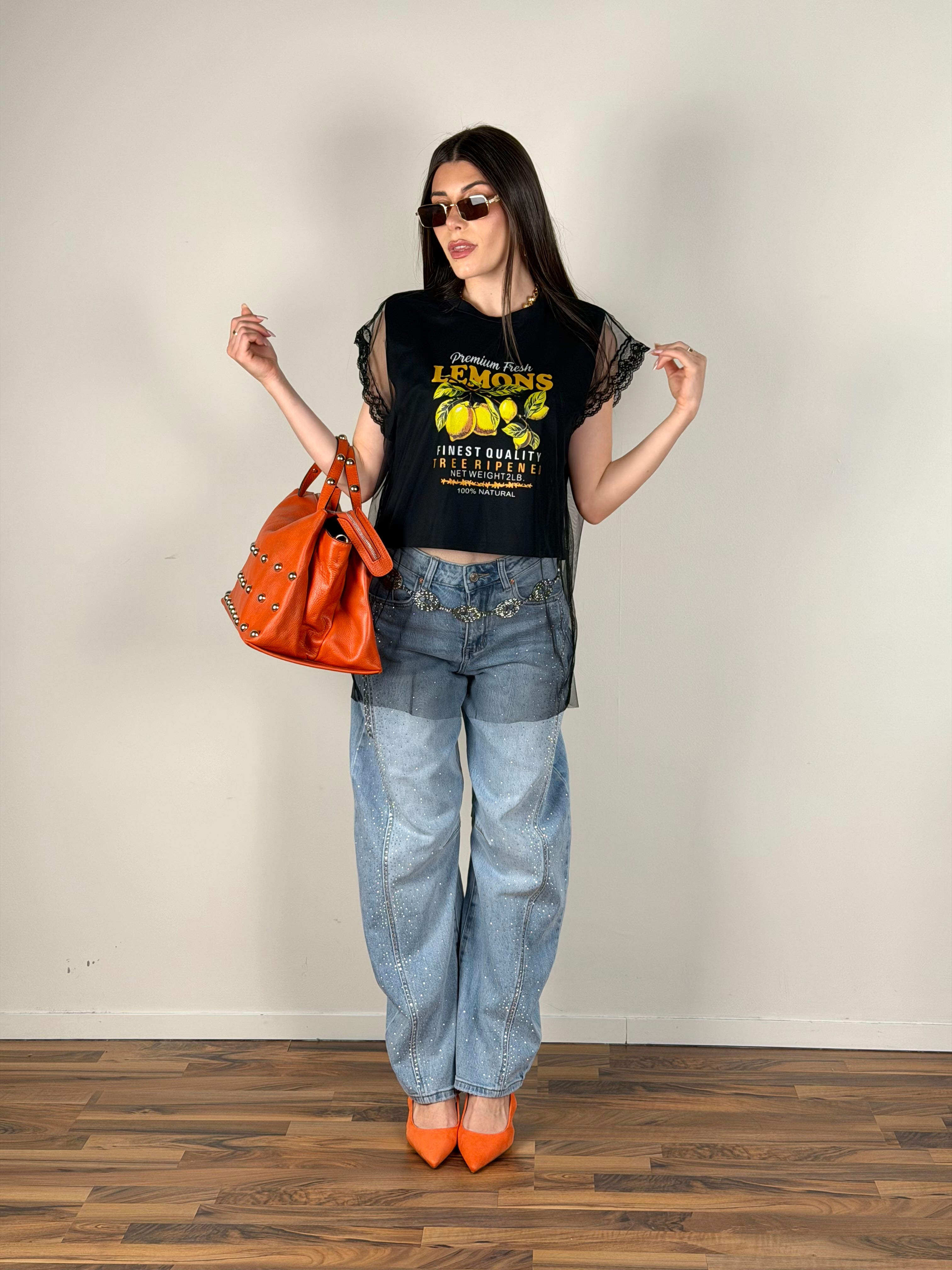 Maglia LEMON nera