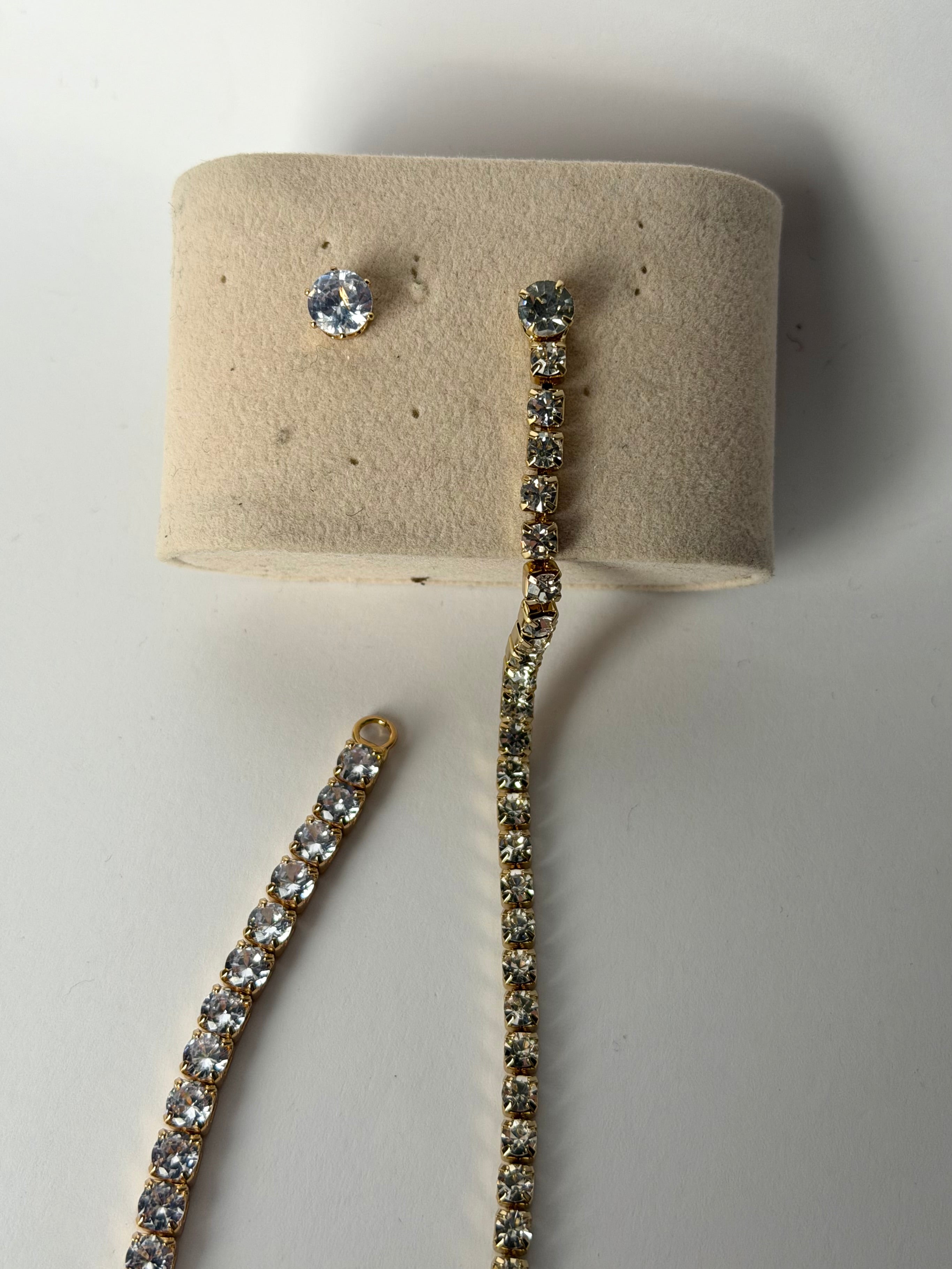 Orecchini + punto luce - 2 colori