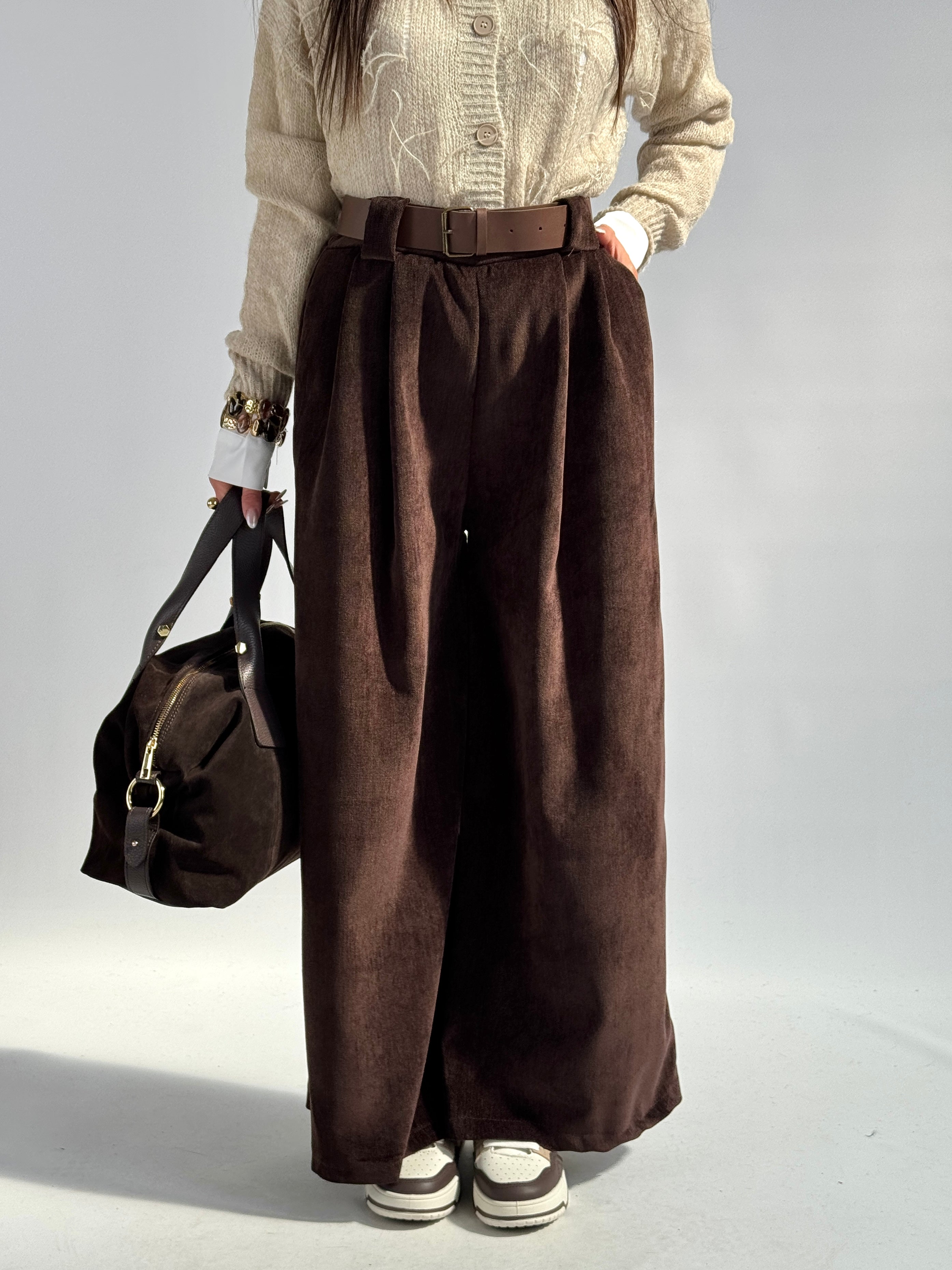 Pantalone Dayana marrone