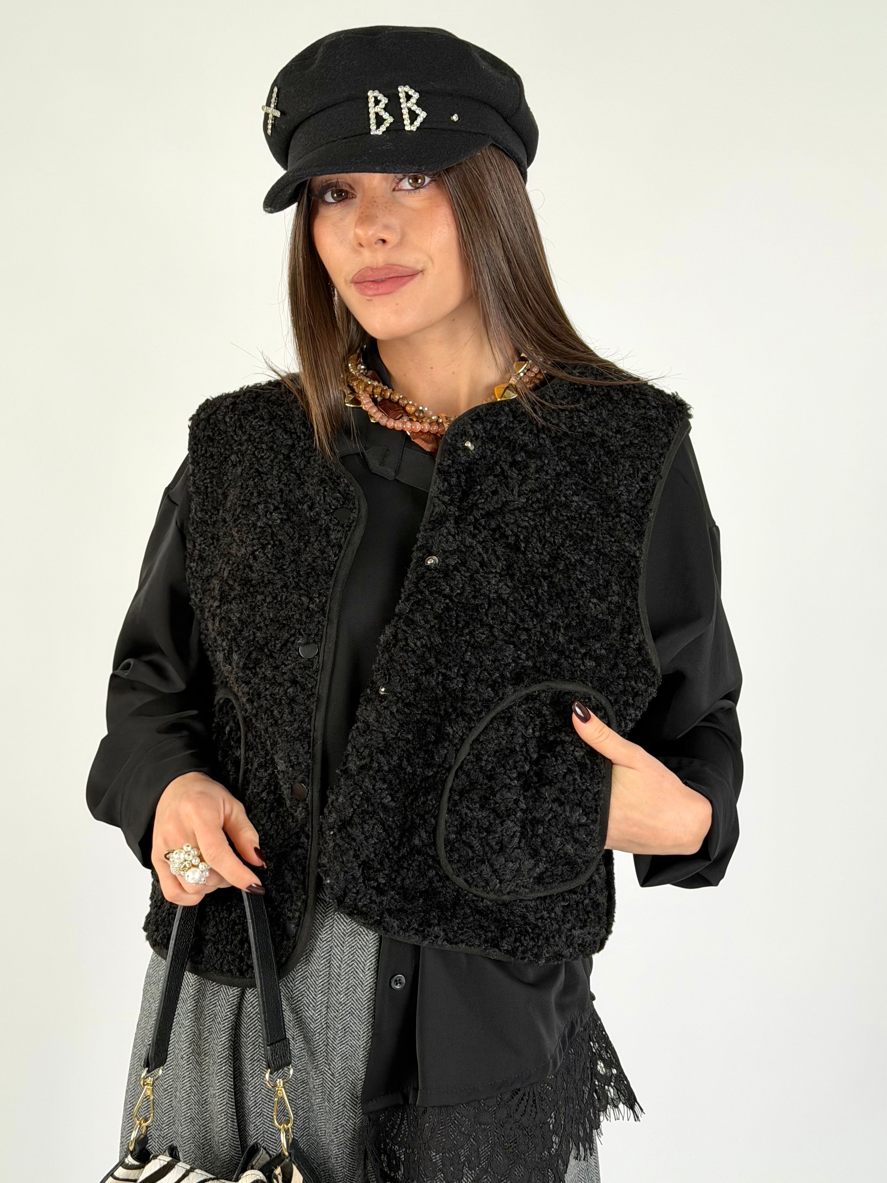 Gilet Cecy nero