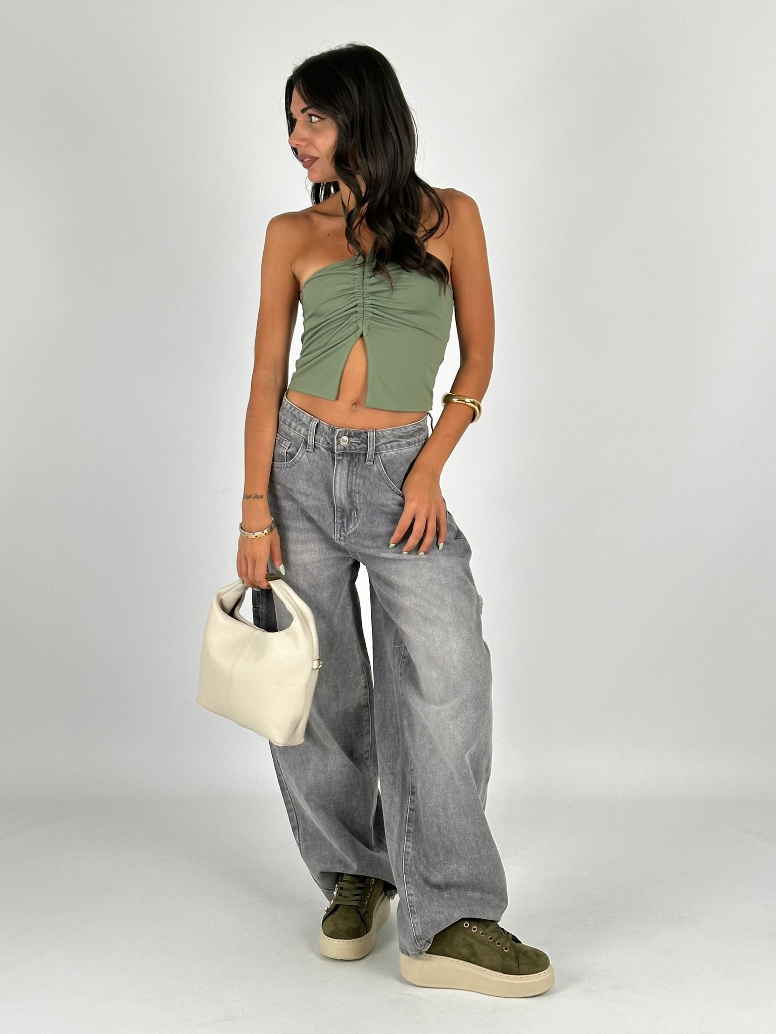 Jeans cargo Eres grigio