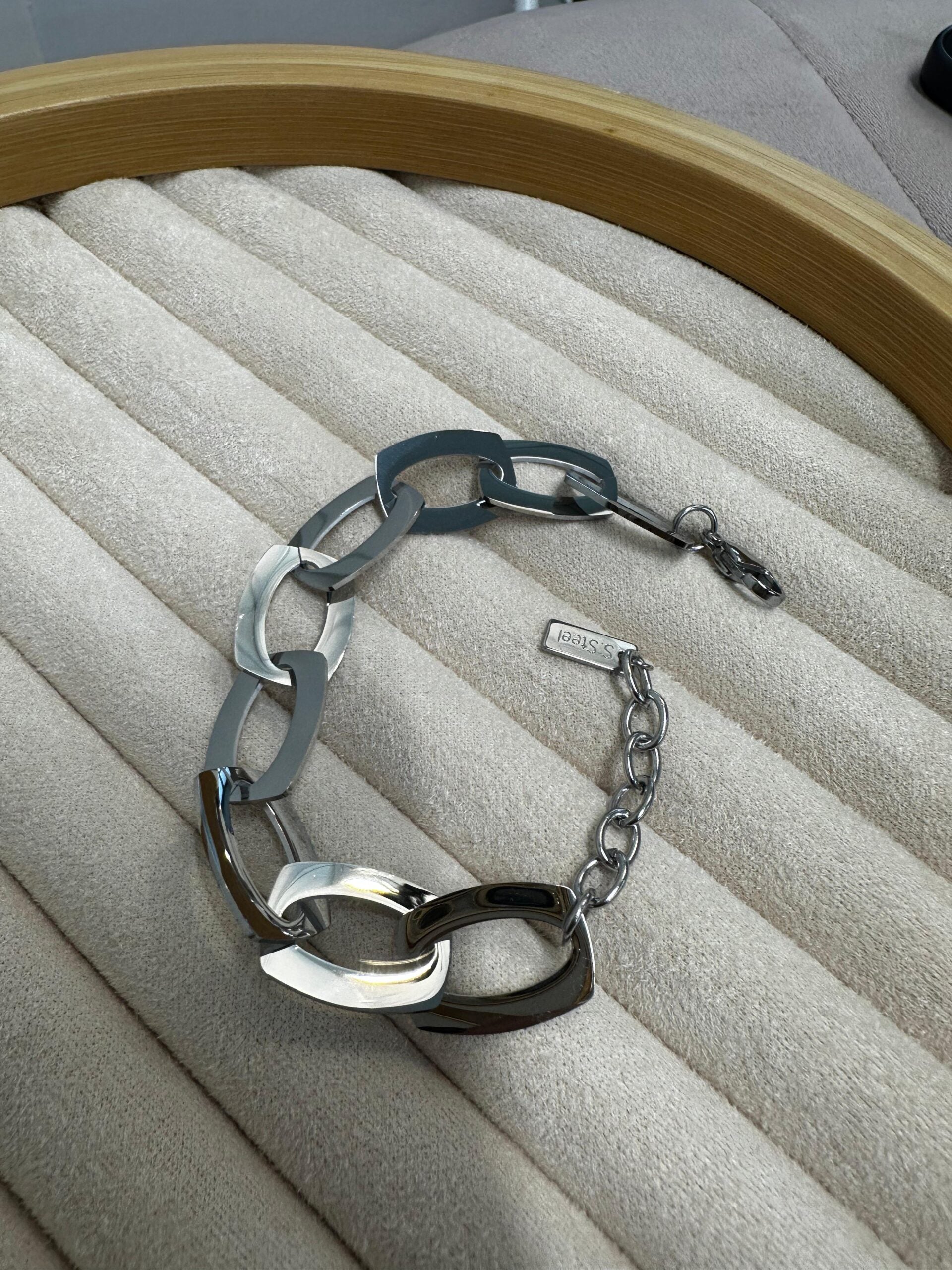 Bracciale maxi catena ovale