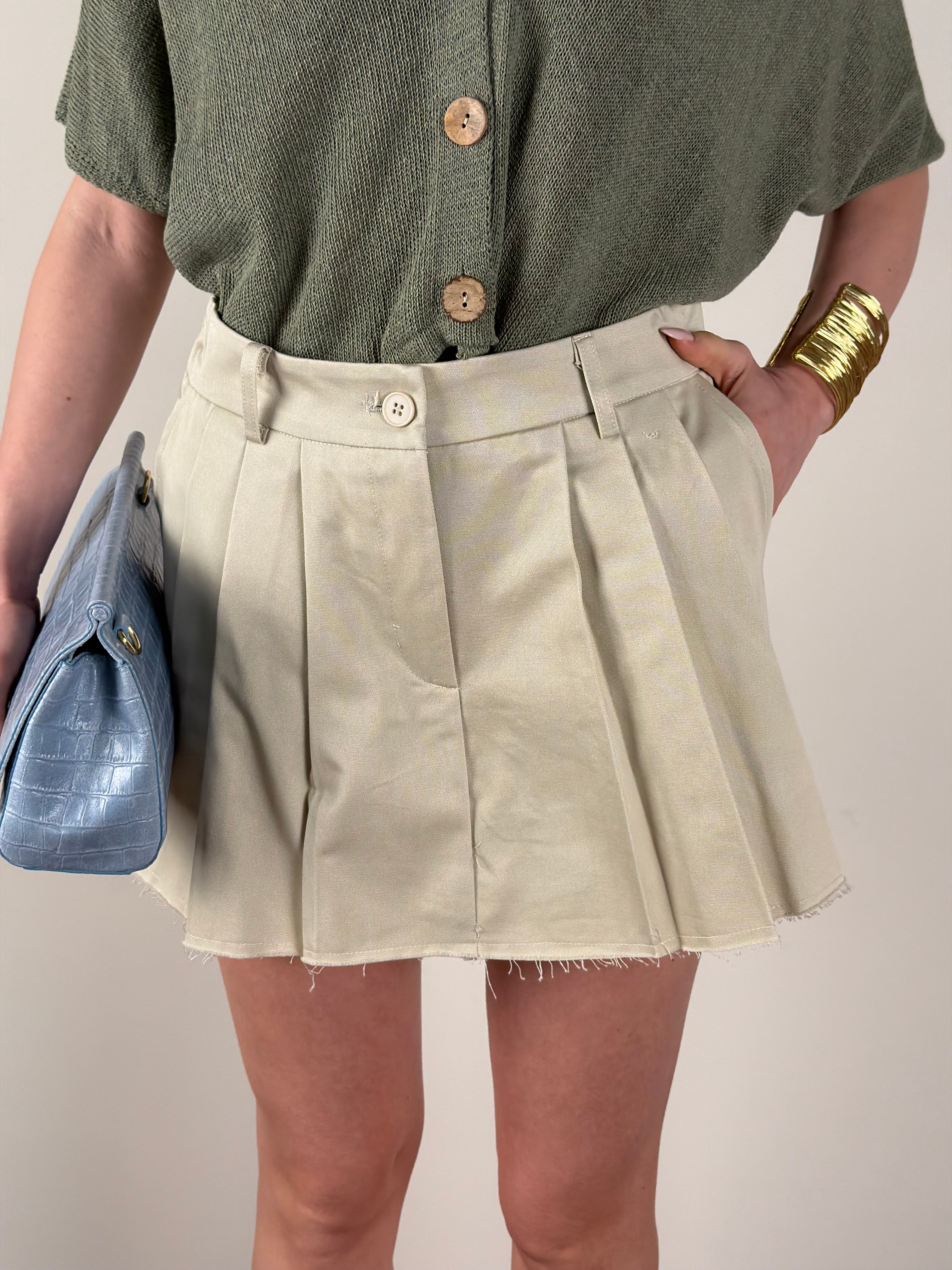 Gonna Nuvola beige