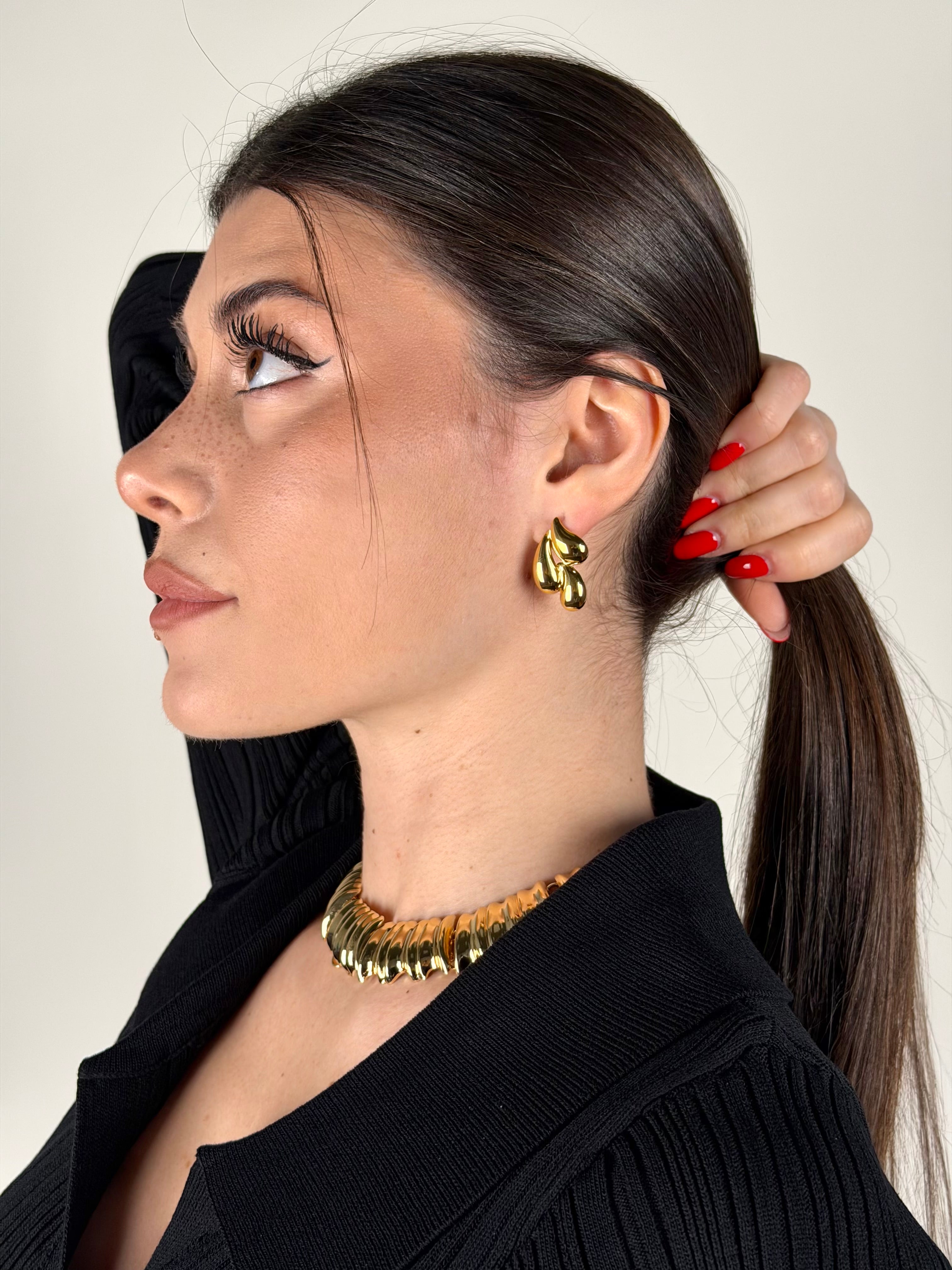 Orecchini 3 gocce - 2 colori