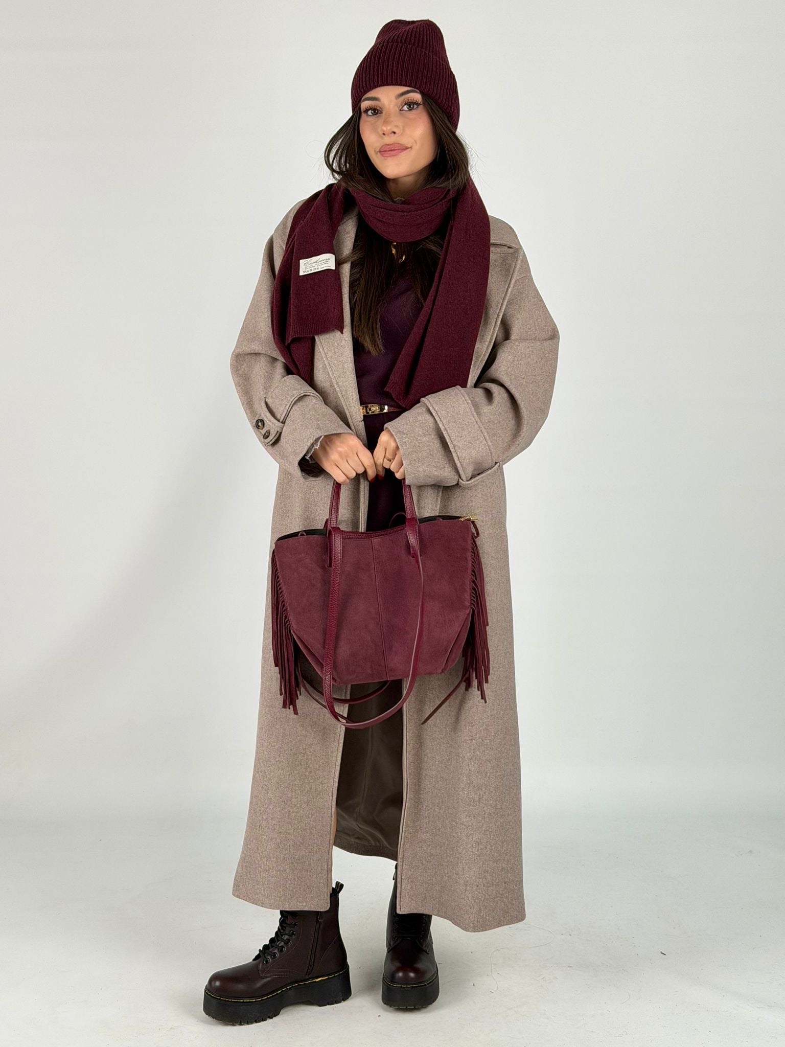 Maxi cappotto ASIA beige