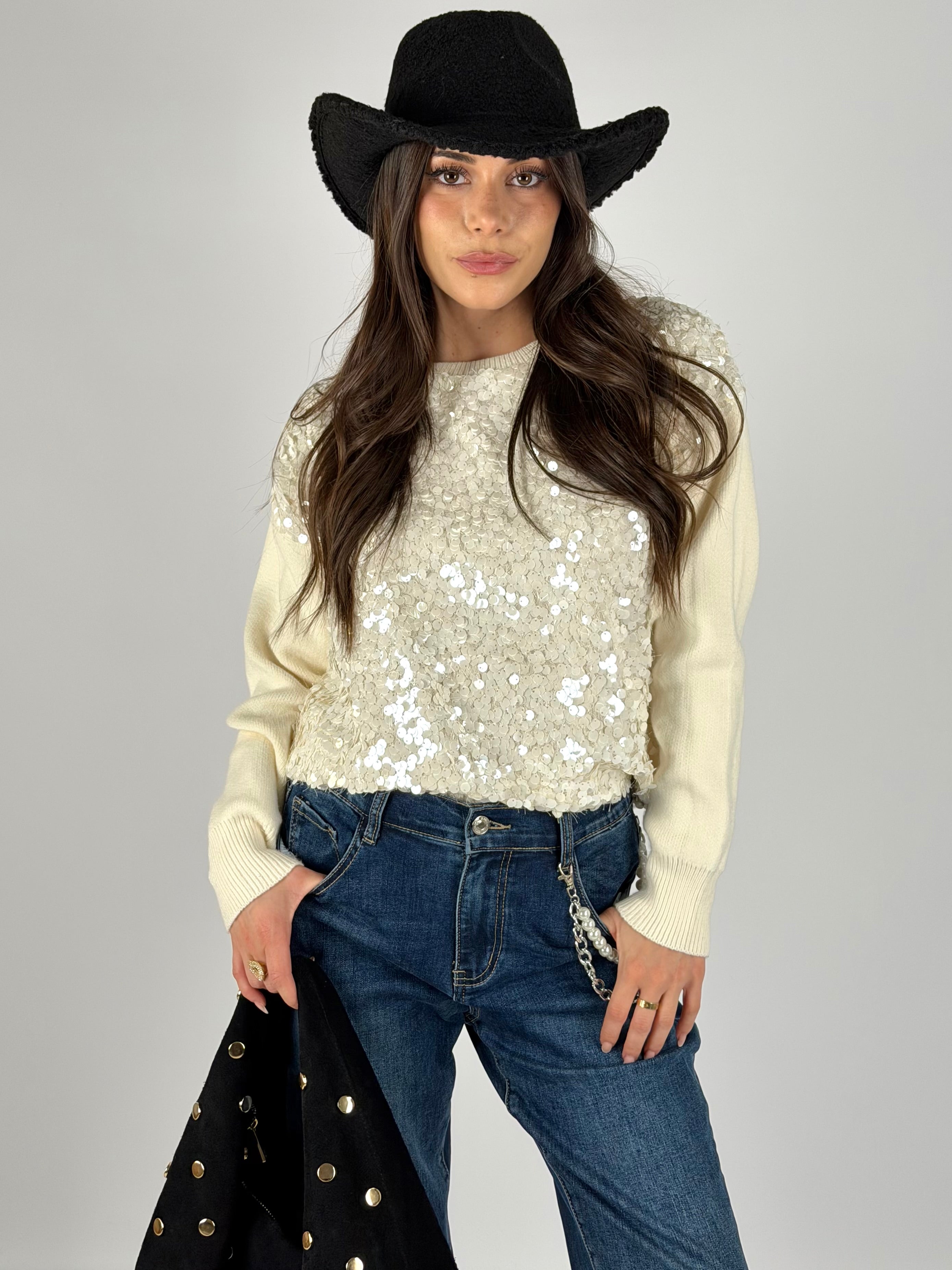 Maglia Paradiso panna