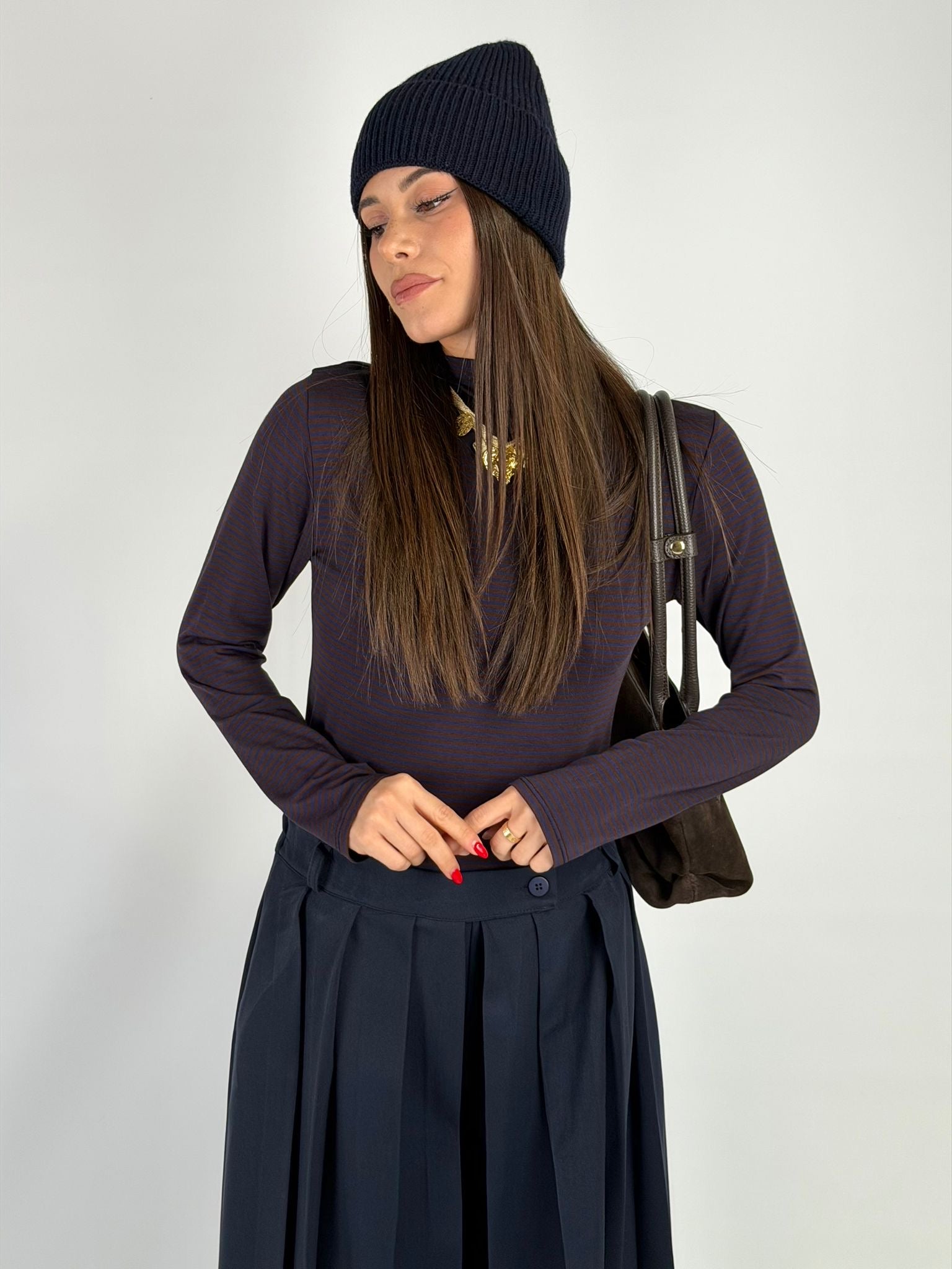 Maglia righe Barbara blu