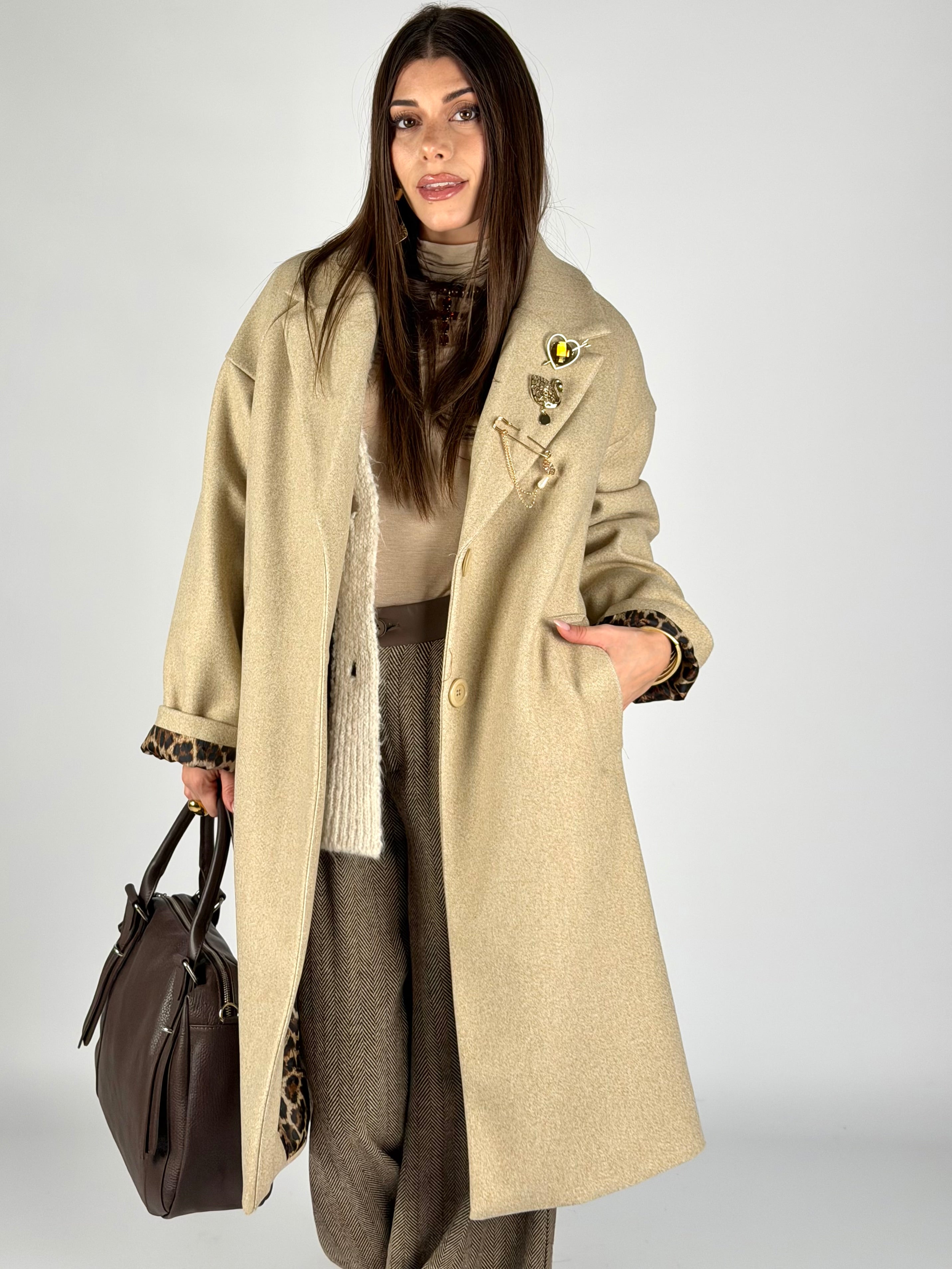 Cappotto Agense beige