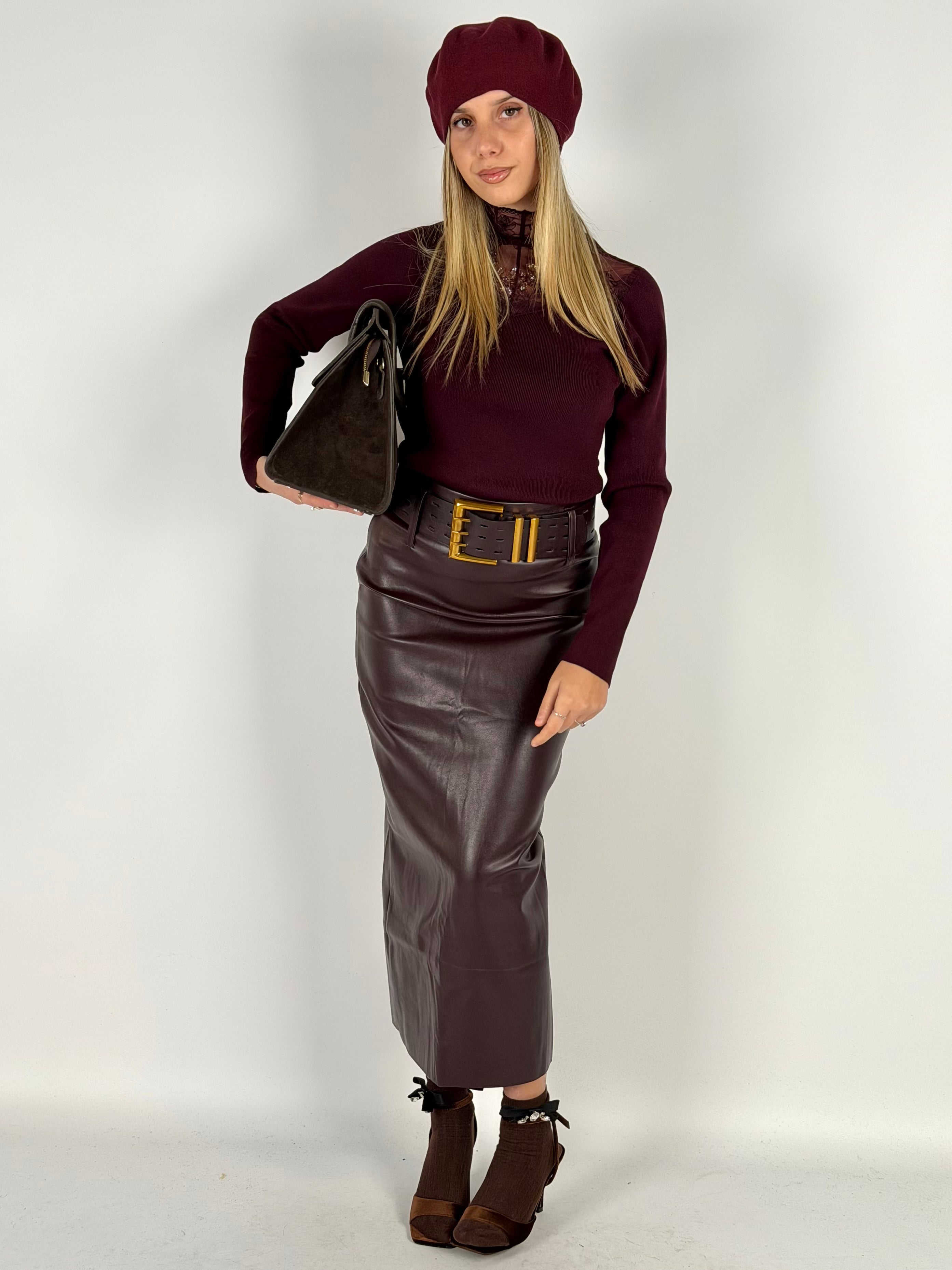 Maglia Rihanna bordeaux