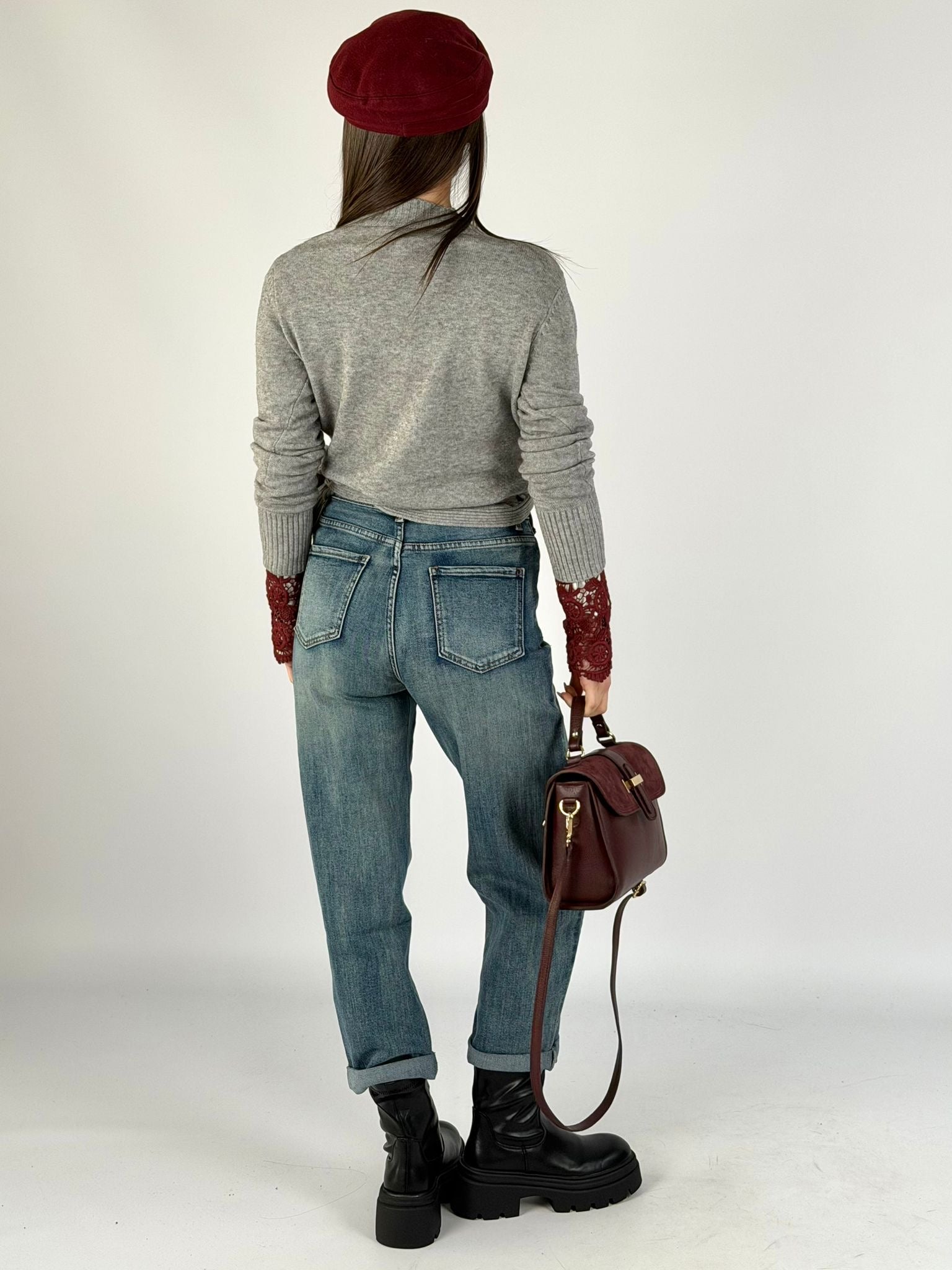 Maglia scaldacuore grigio