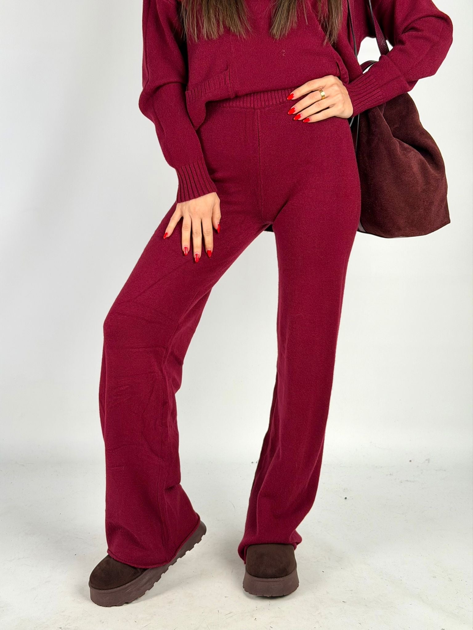 Tuta tasche bordeuax