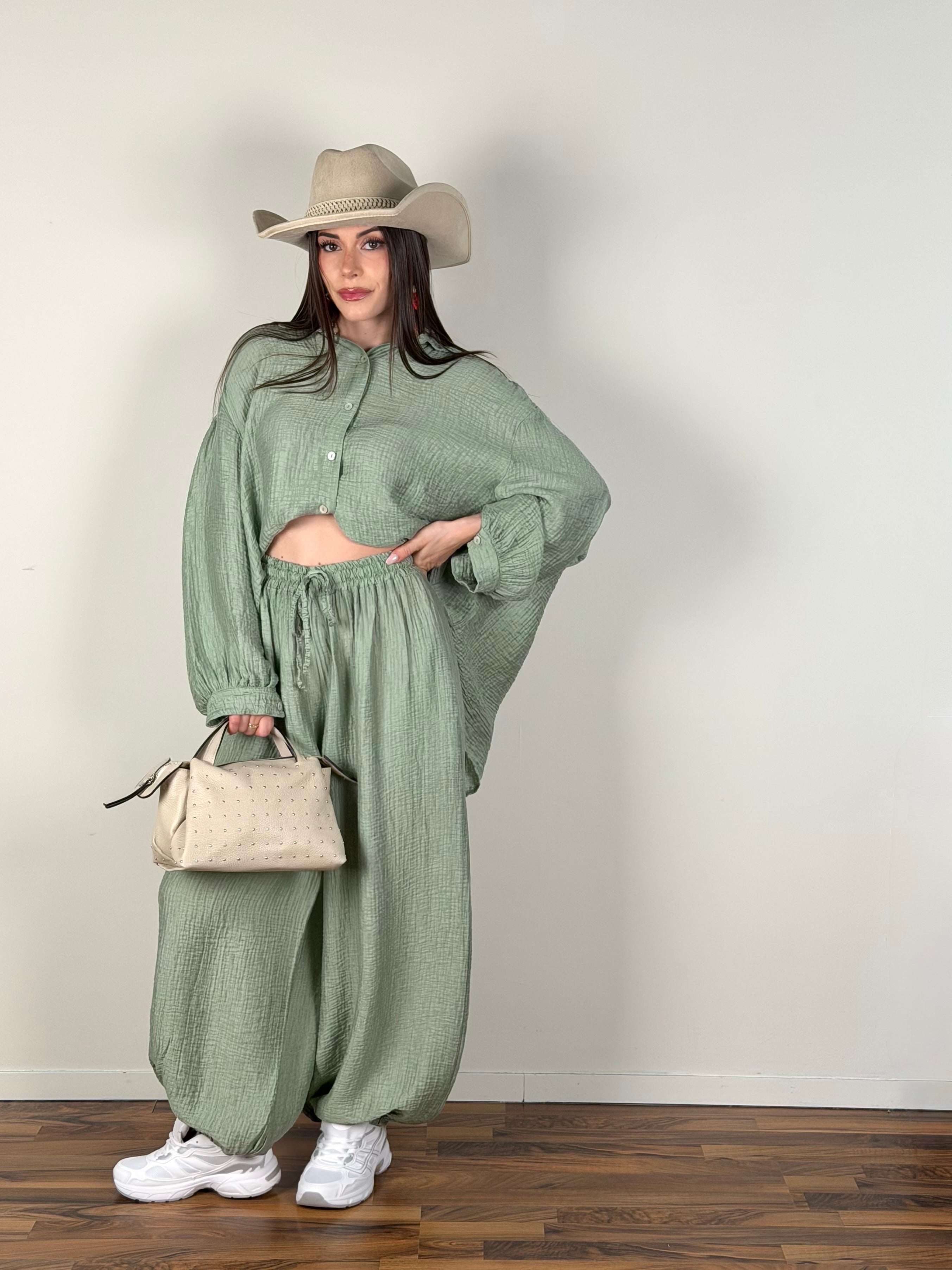 Pantalone completo Sweet verde