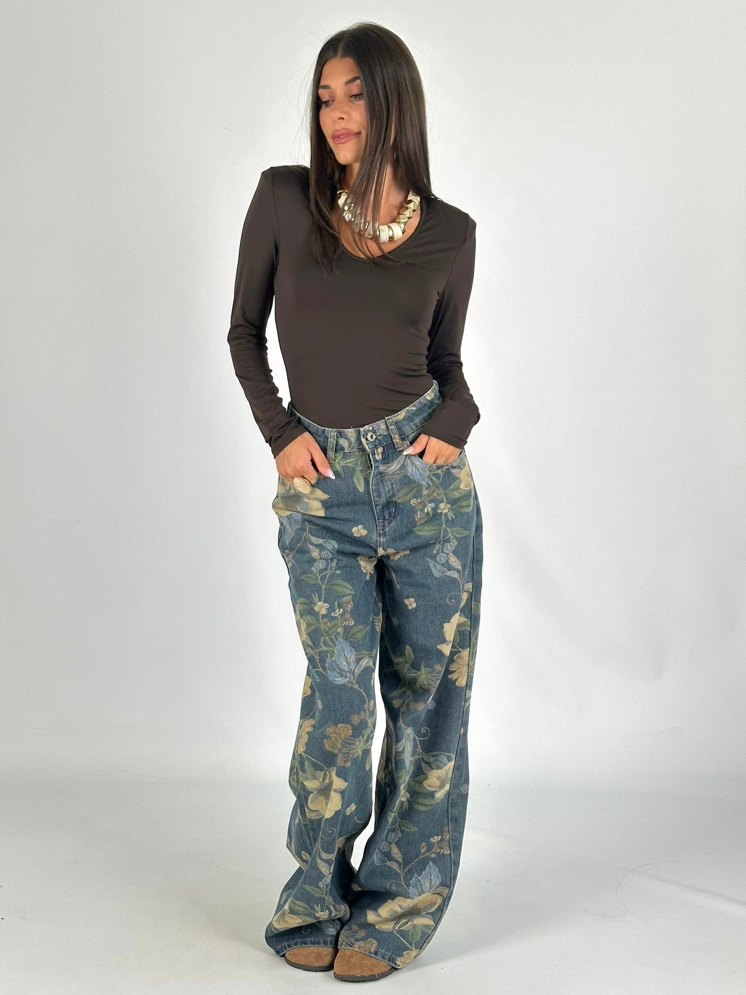 Maglia anni 90 marrone