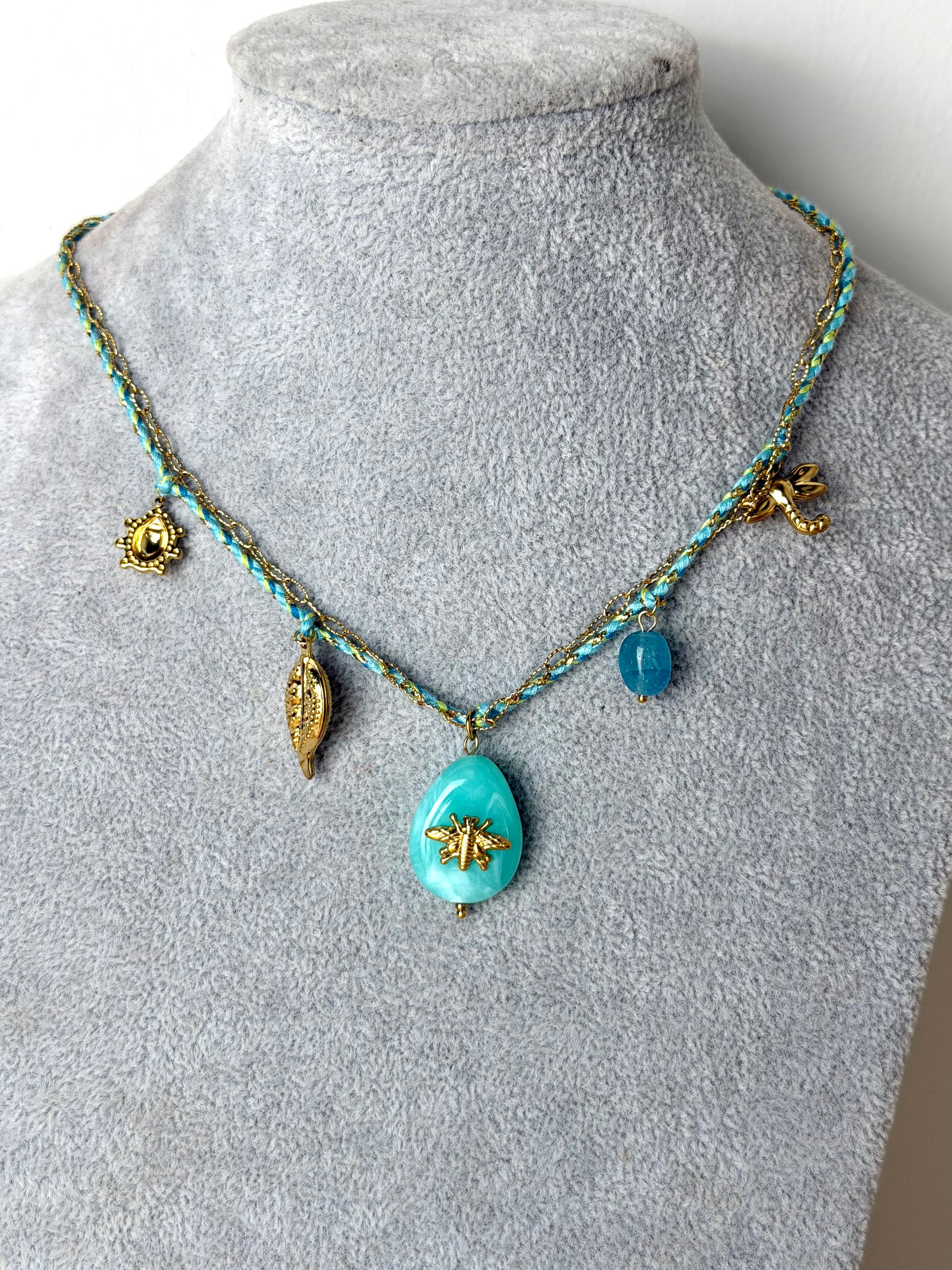 Collana ciondoli - collezione oceano