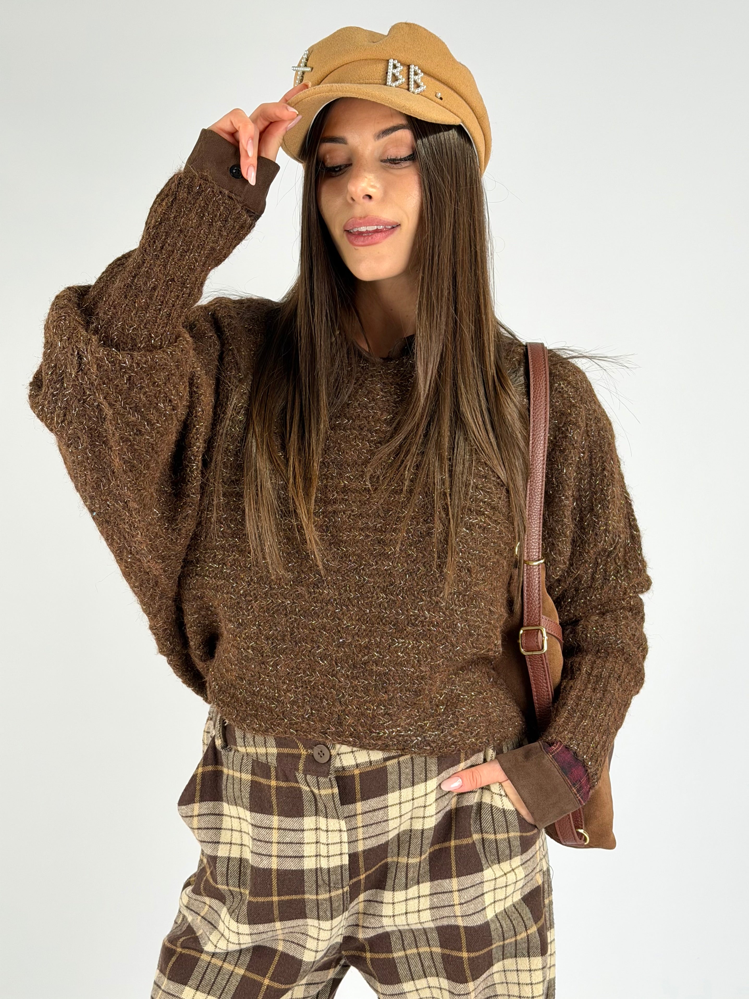 Maglia filo oro moro