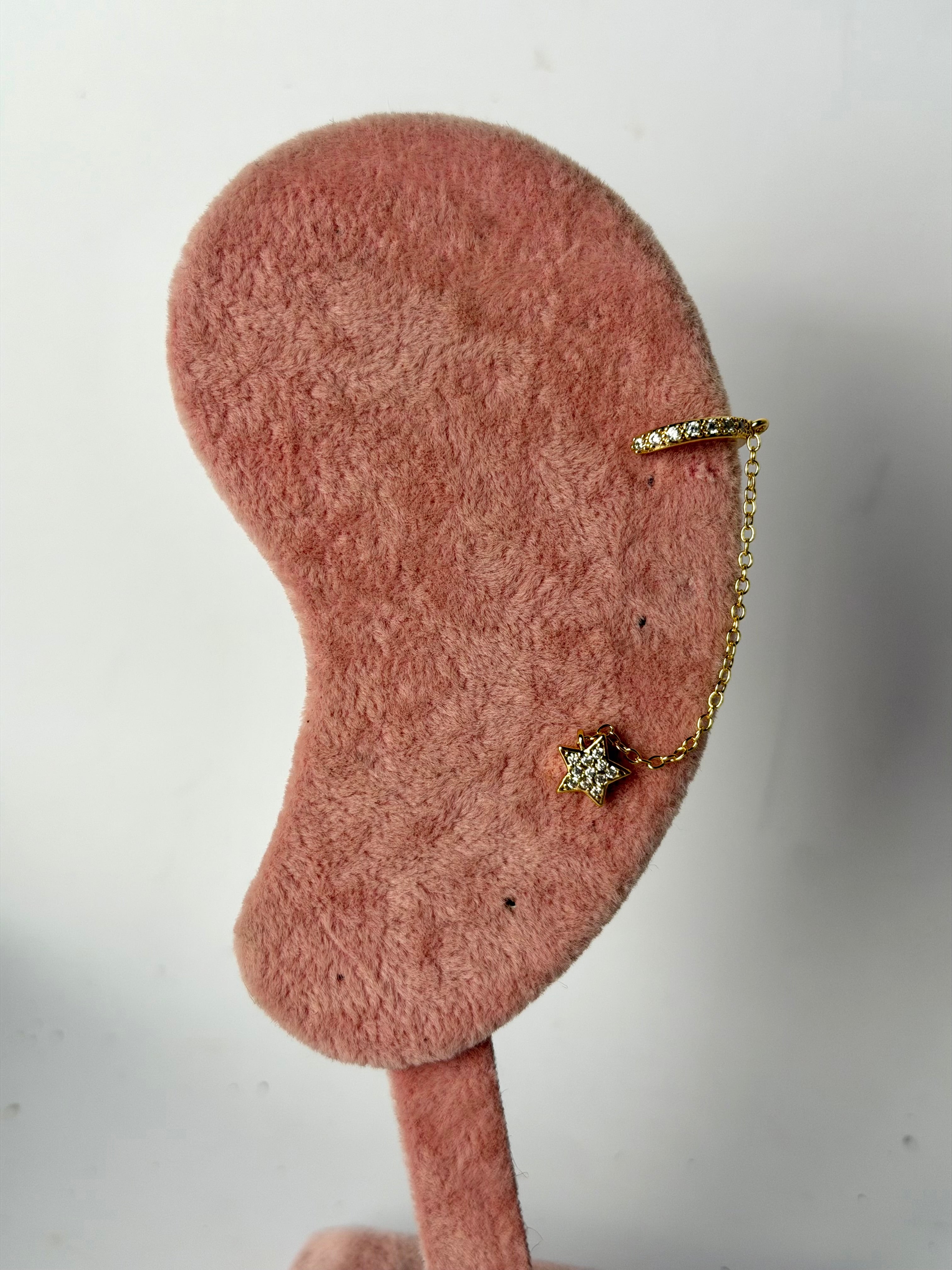 Orecchini + Earcuff stella - 2 colori