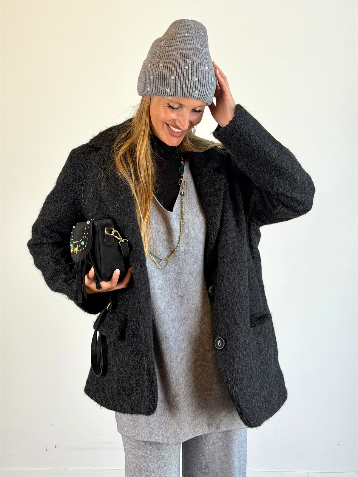 Cappotto Sheila nero